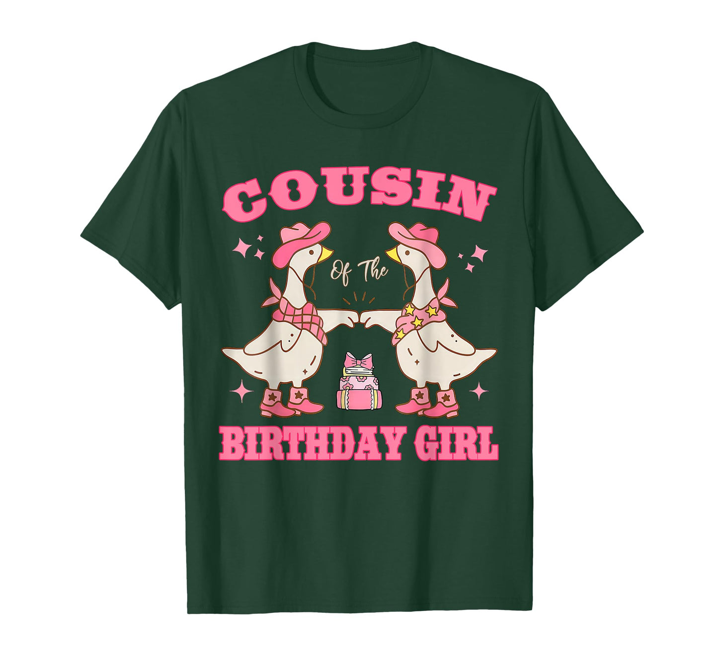 Cousin Silly Goose Birthday Girl Family Matching Party T-Shirt