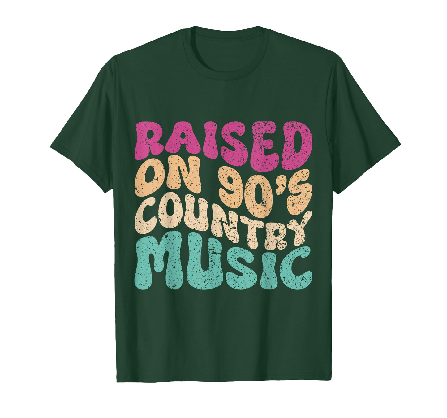 Raised On 90s Country Shirt Womens Cute Country Music Shirt T-Shirt