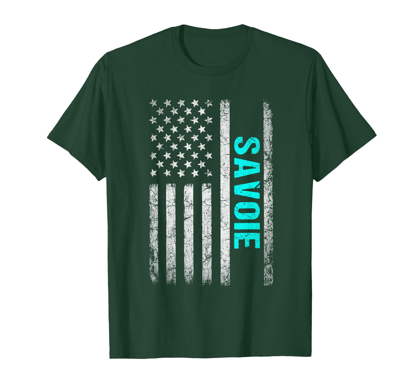 Savoie Name American Flag - Savoie Last Name T-Shirt
