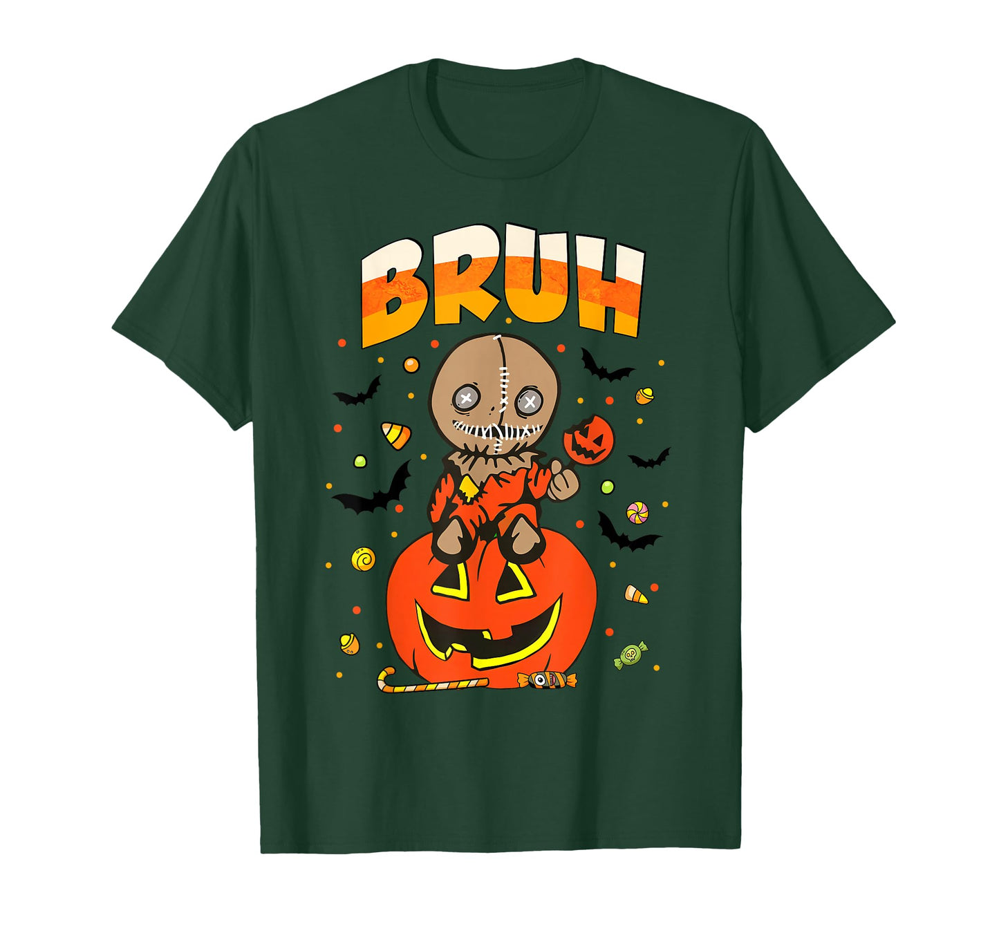 Trick or Treat Cute Sam Funny Bruh Halloween Costume 2024 T-Shirt
