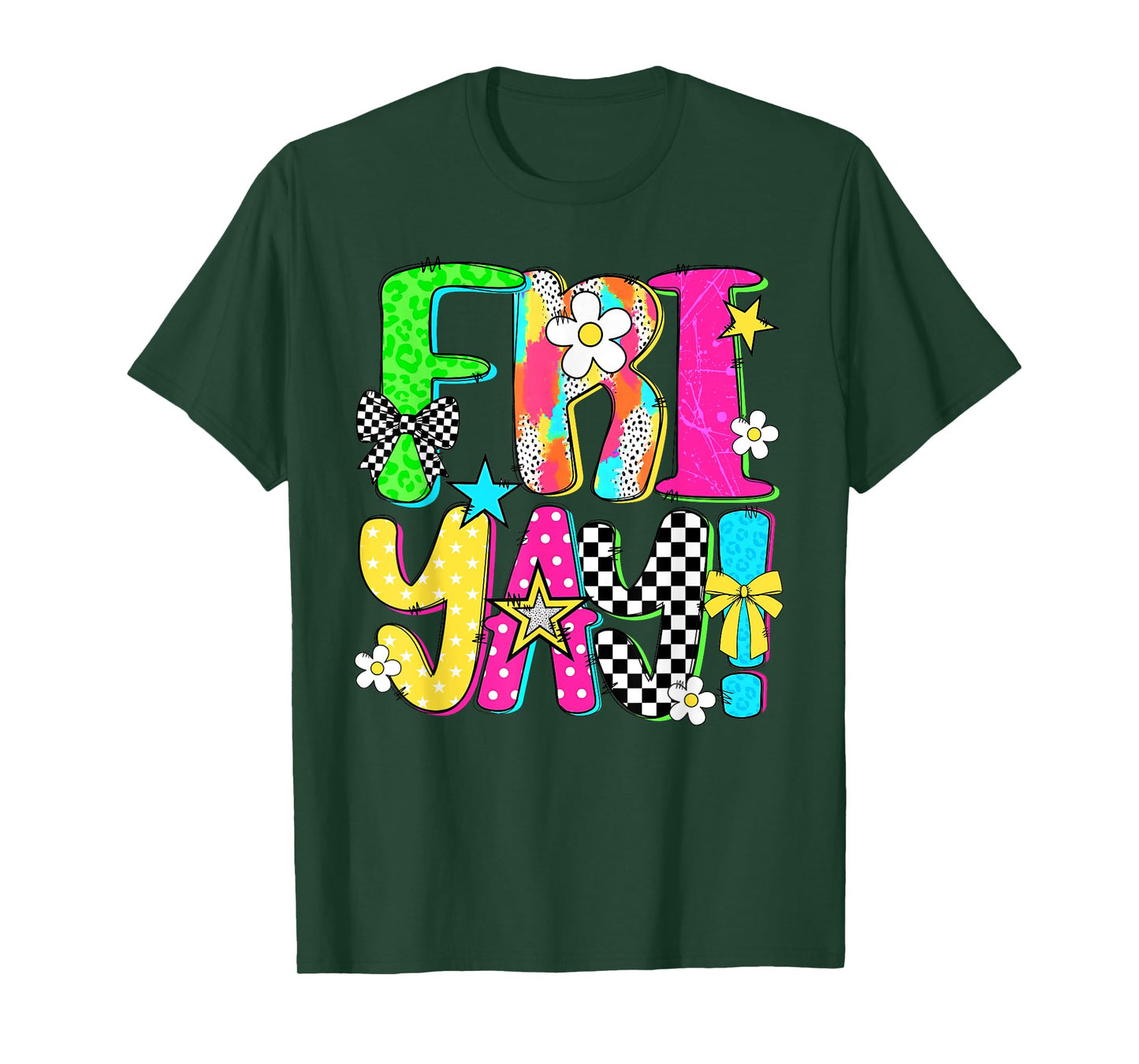 Happy Fri-Yay Friday Funny Teacher Friyay School Weekend T-Shirt