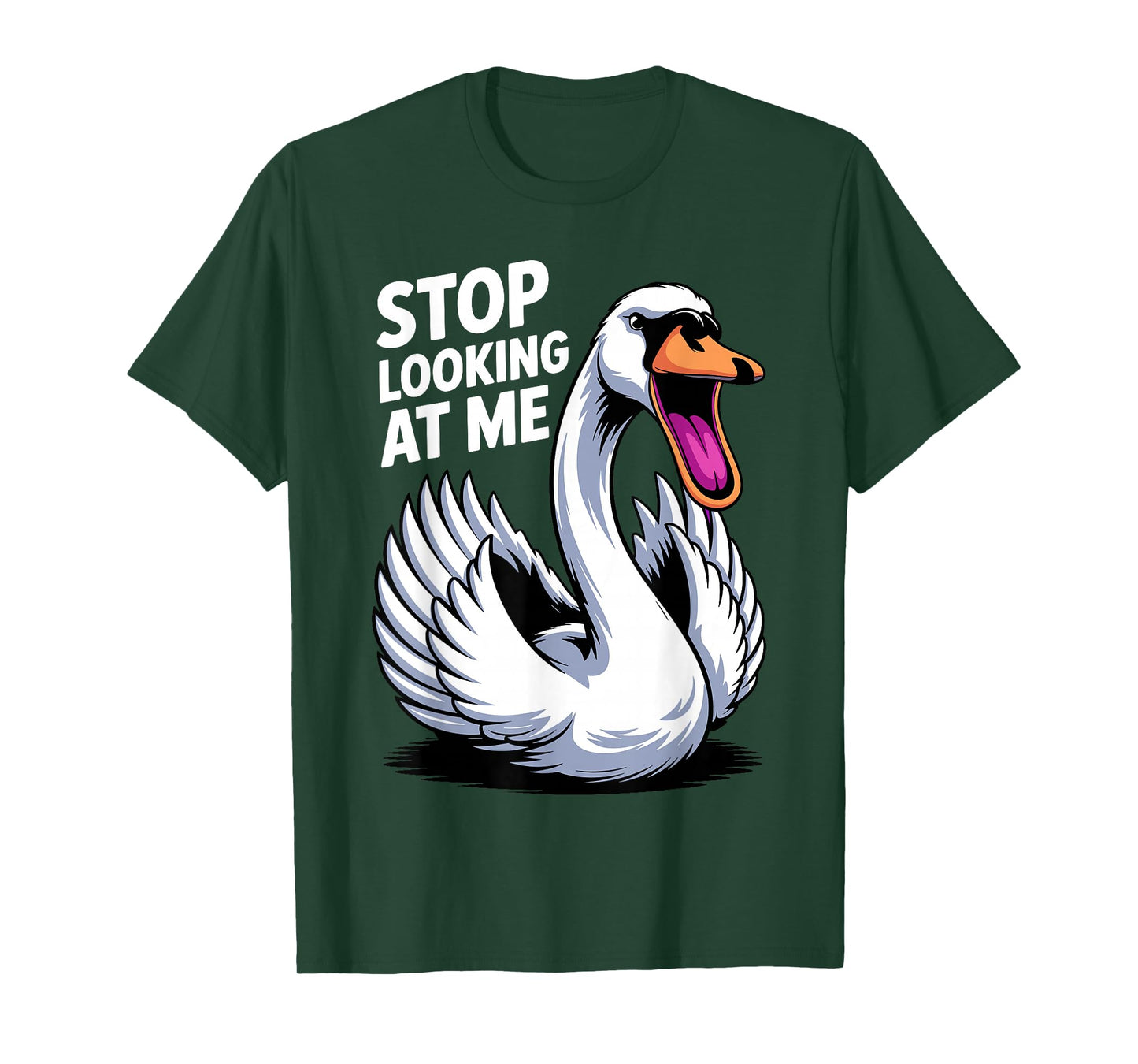 Funny Swan Design for Men Women Toddlers Animal Swan Lover T-Shirt
