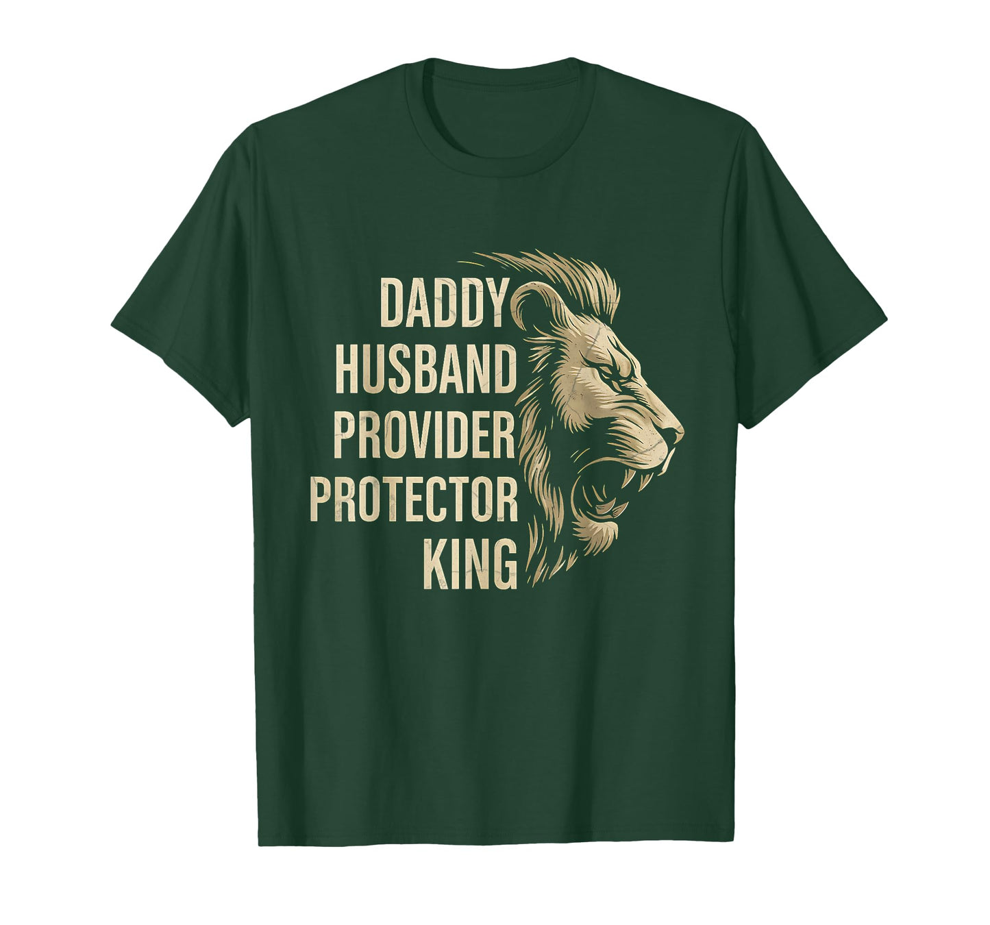 Retro Daddy Husband Provider Protector King Fathers Day Dad T-Shirt