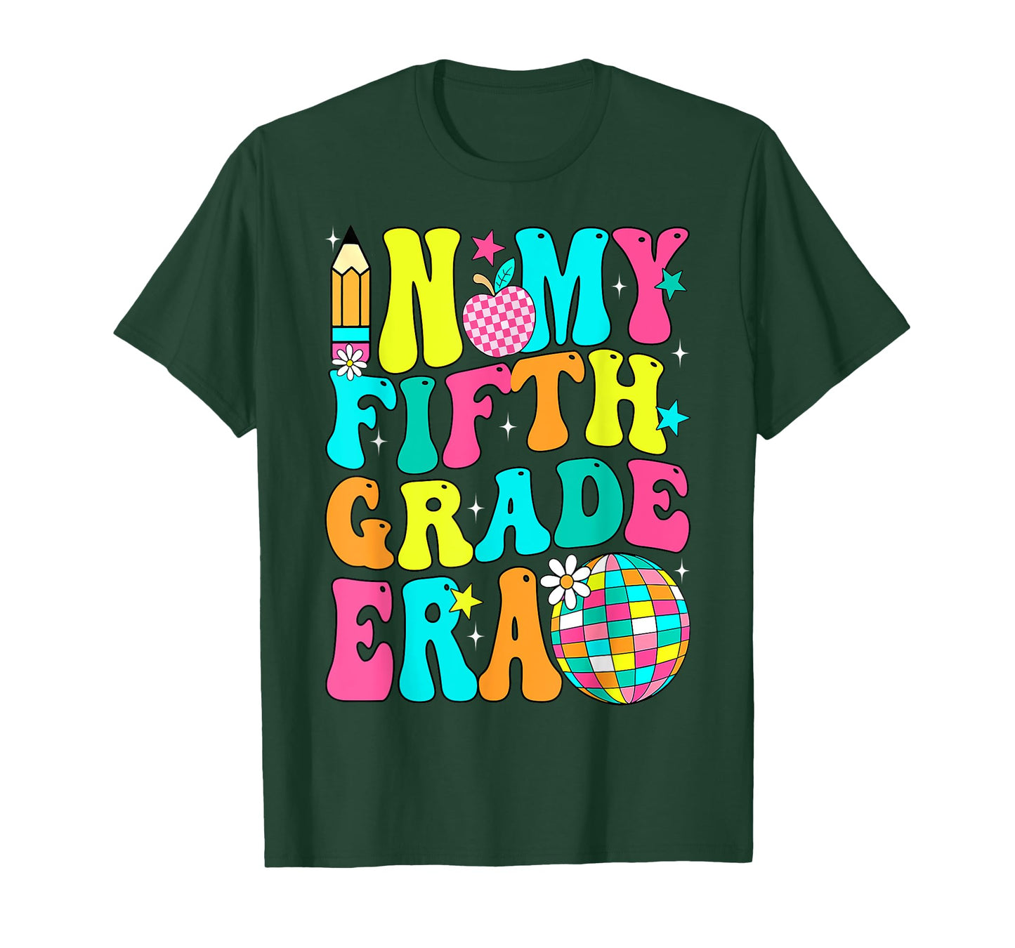 In My Fifth Grade Era 5th Grade Teacher Student Boy Girl T-Shirt