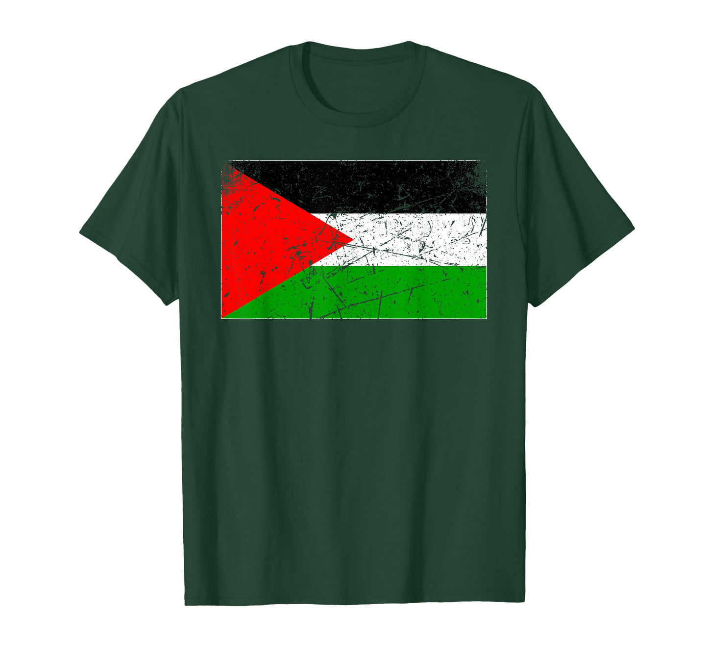 Vintage Palestine Flag For Men Women Kids Boys Girls T-Shirt