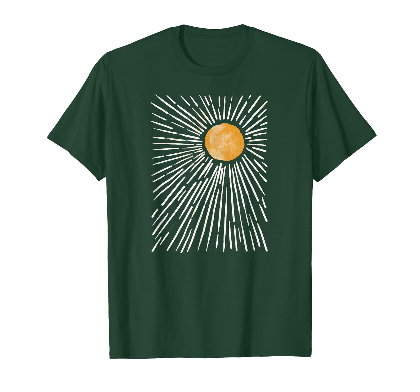 Sunburst Vintage Design Men Women T-Shirt