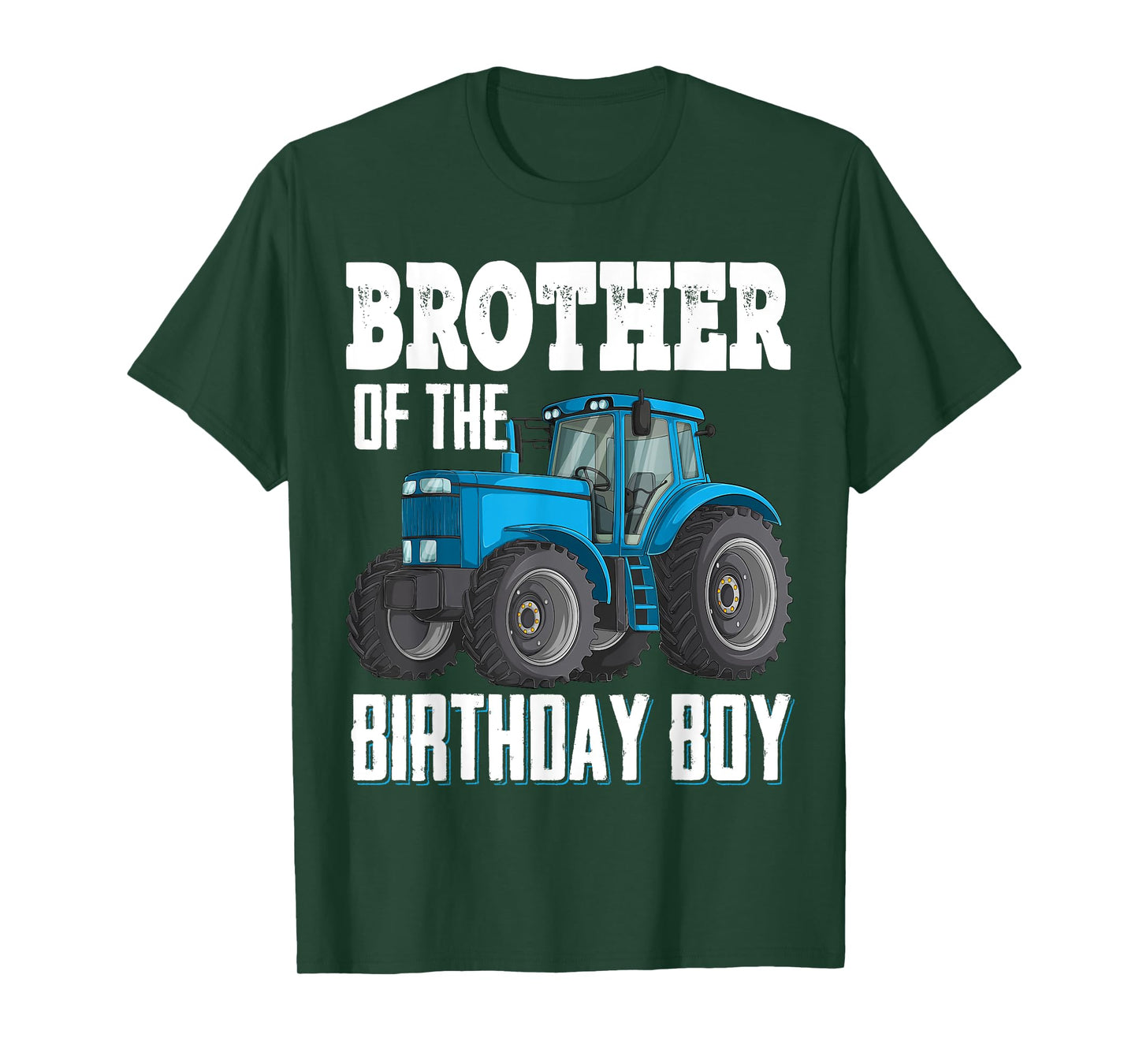 Brother Of The Birthday Boy Family Tractors Farm Trucks Bday T-Shirt
