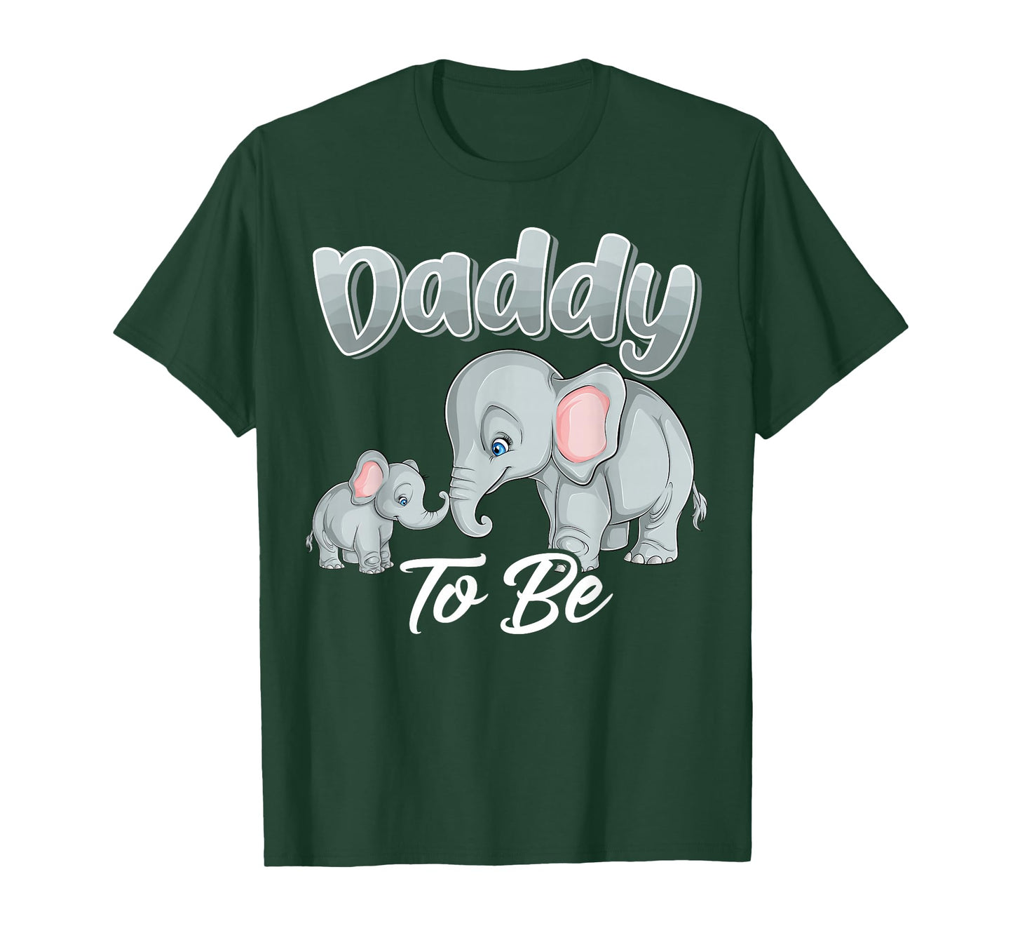 Soon Daddy To Be Elephants For Baby Shower Gender Reveal Men T-Shirt