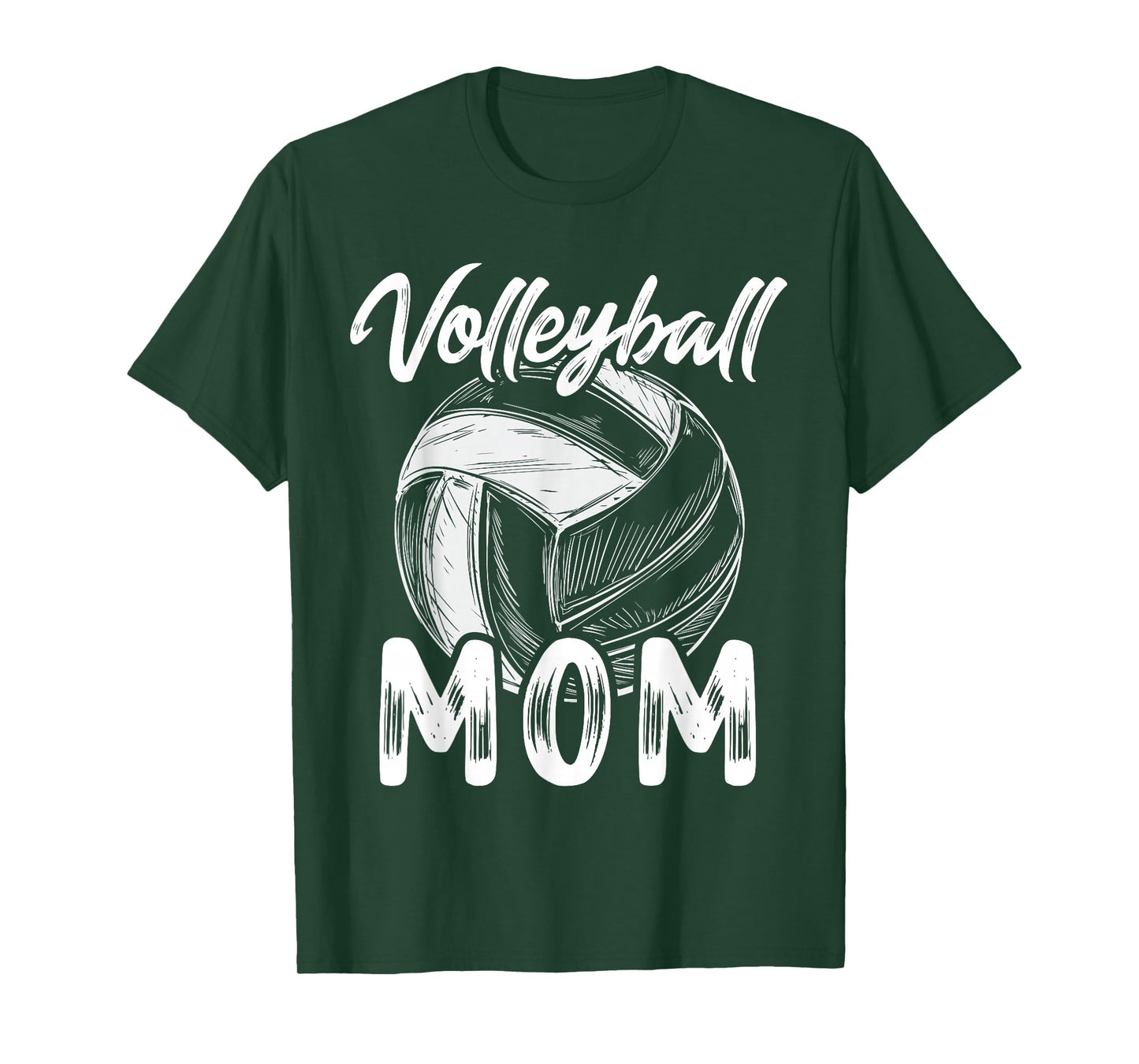 Volleyball Mom For Women Family Matching Players Team Mommy T-Shirt