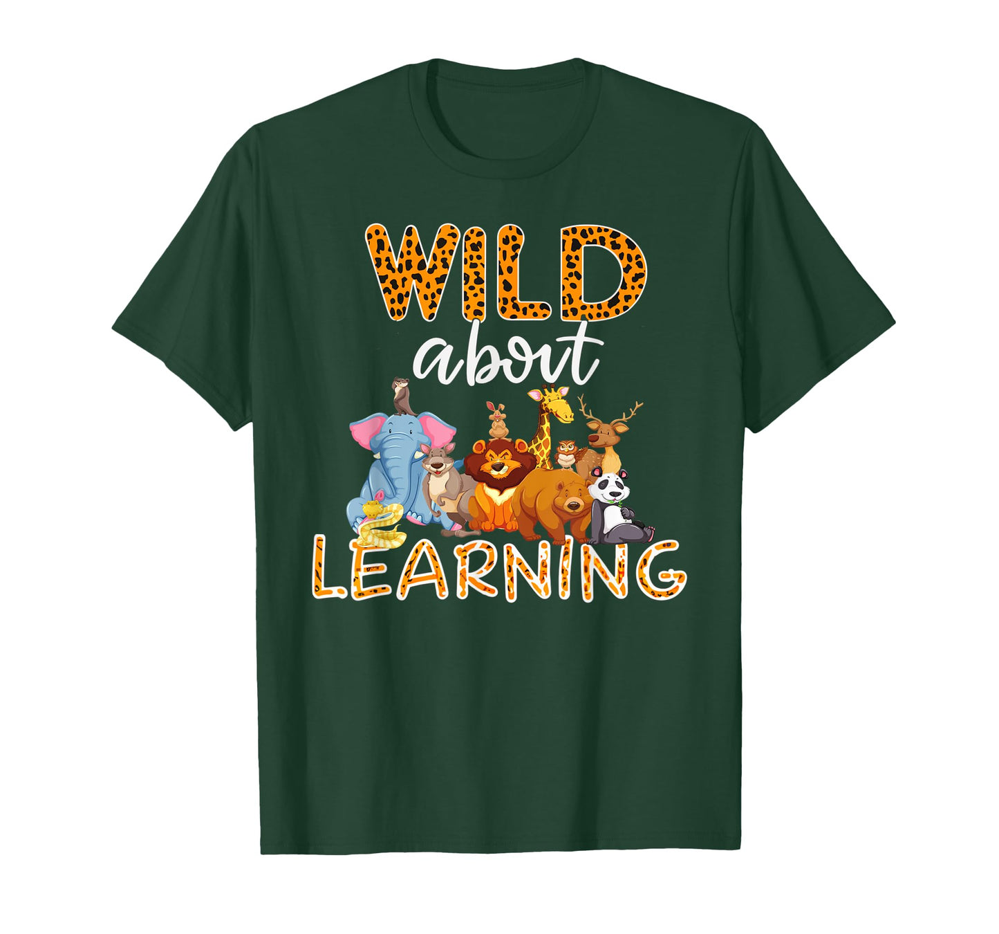Wild About Learning Squad First Day Of School Back To School T-Shirt