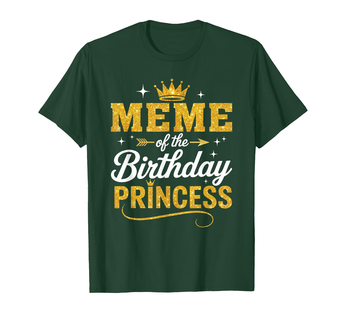 Meme Of The Birthday Princess Birthday Girl Kid Family T-Shirt