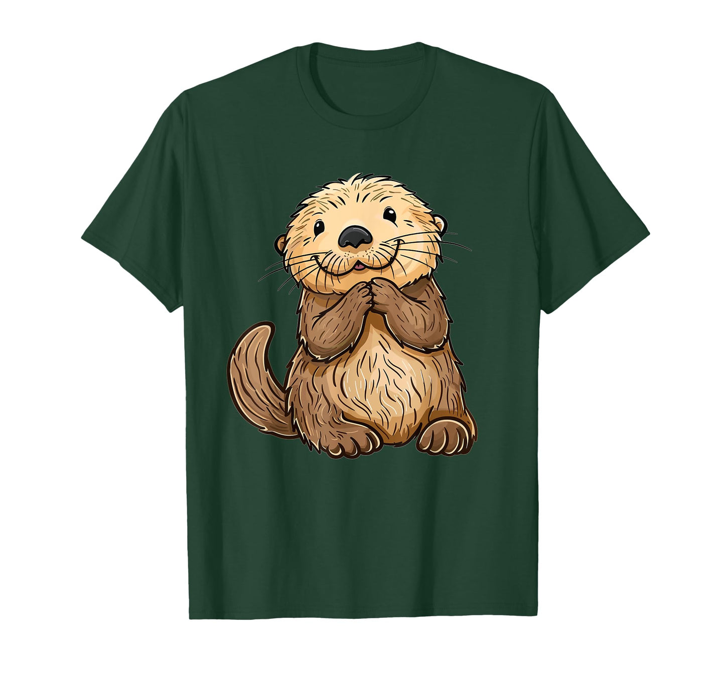 Cute Sea Otter I Kids Sea Otter T-Shirt