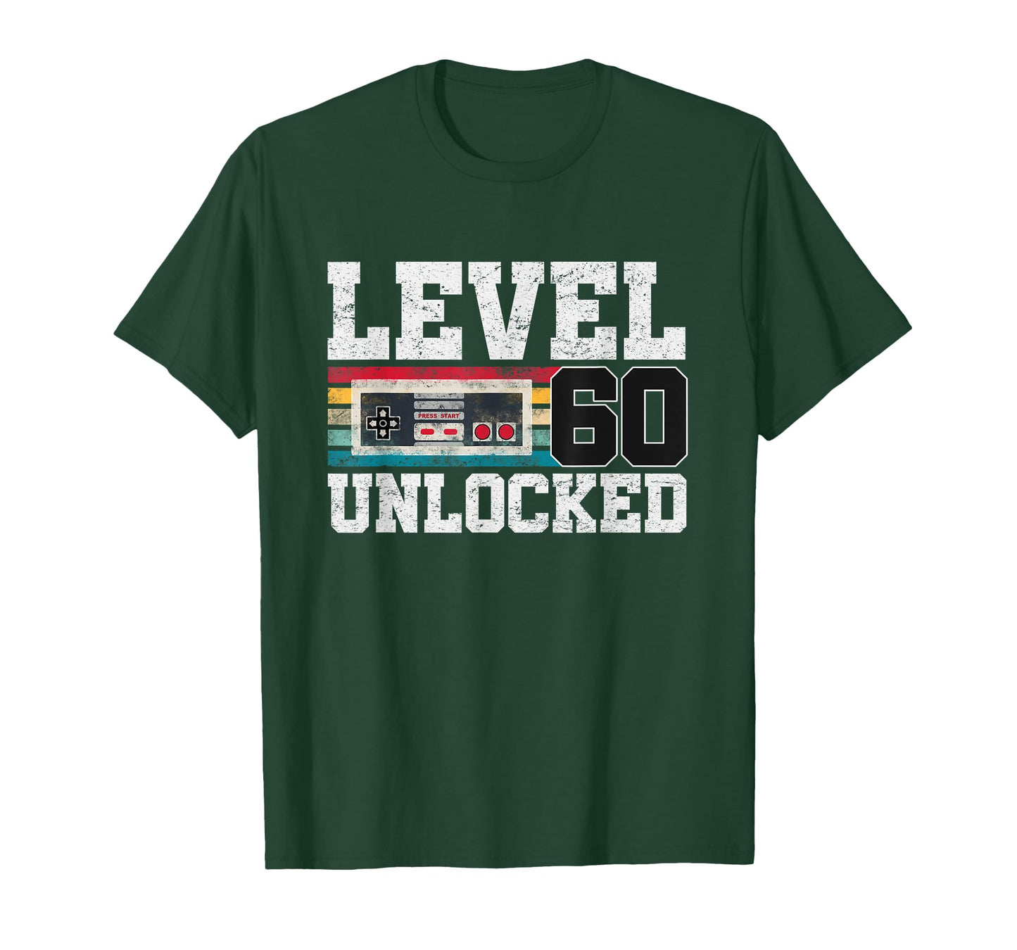 Level 60 Unlocked 60 Year Old Gift Video Gamer 60th Birthday T-Shirt
