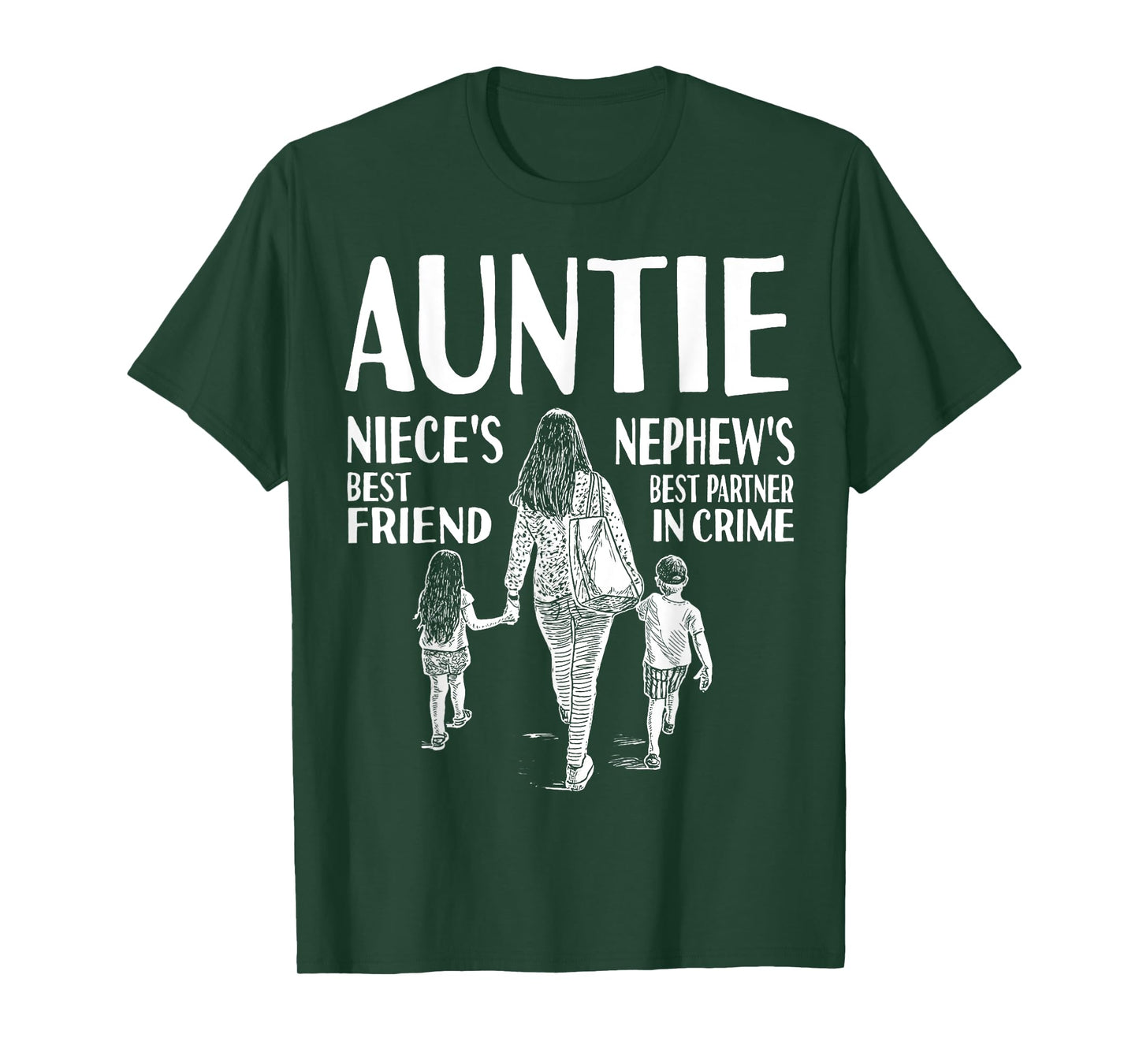 Auntie Niece's Best Friend Nephew's Best Partner In Crime T-Shirt