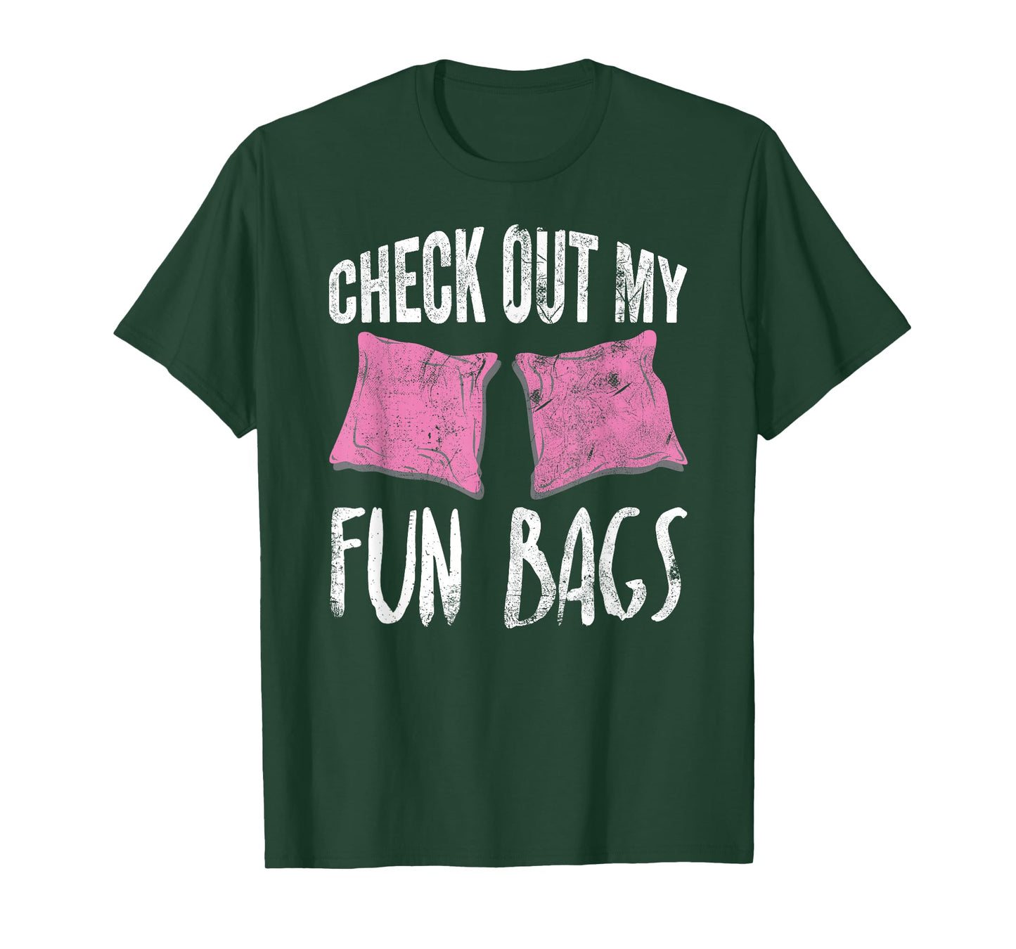 Cornhole Check out My Fun Bags Womens Team Gift T-Shirt
