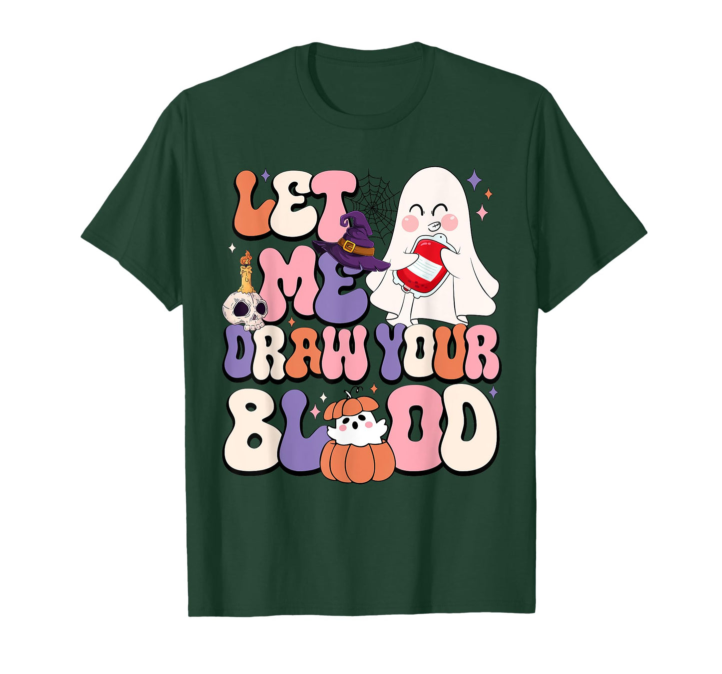 Let Me Draw Your Blood Halloween Phlebotomist Phlebotomy T-Shirt