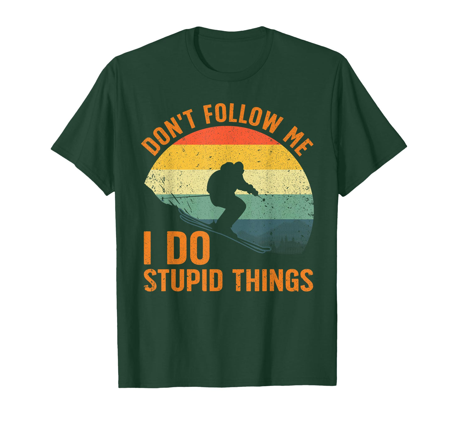 Cool Skiing Design For Men Women Snow Skier Ski Lover Skiing T-Shirt