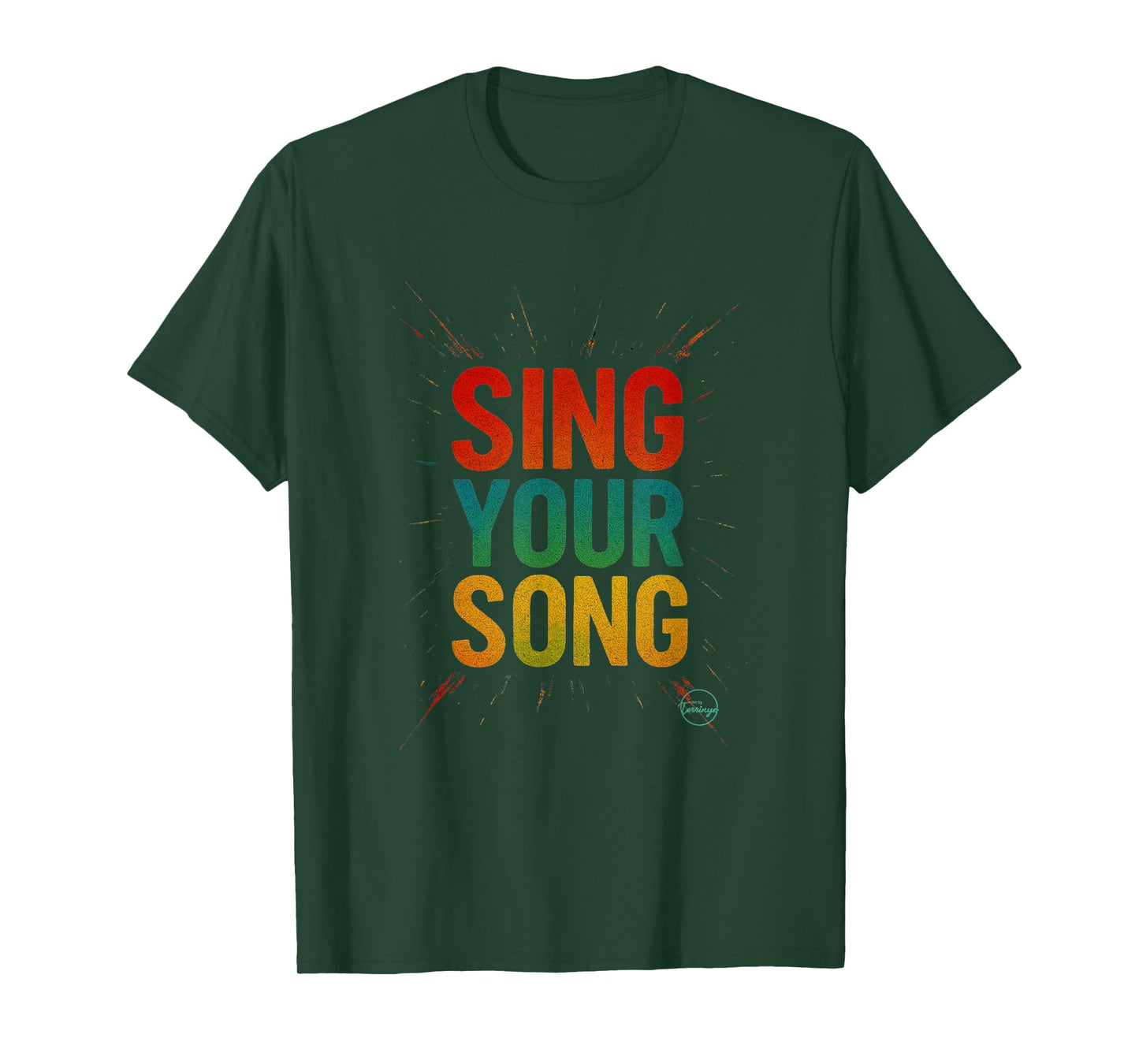 Sing Your Song Inspirational Quote Motivational Street Art T-Shirt