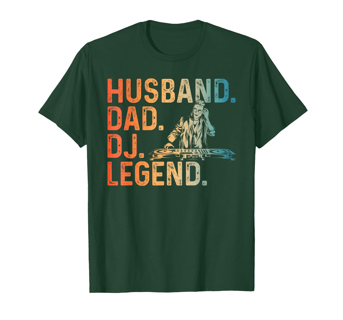 DJ Art For Husband Dad Music Producer Disc Jockey Techno DJ T-Shirt