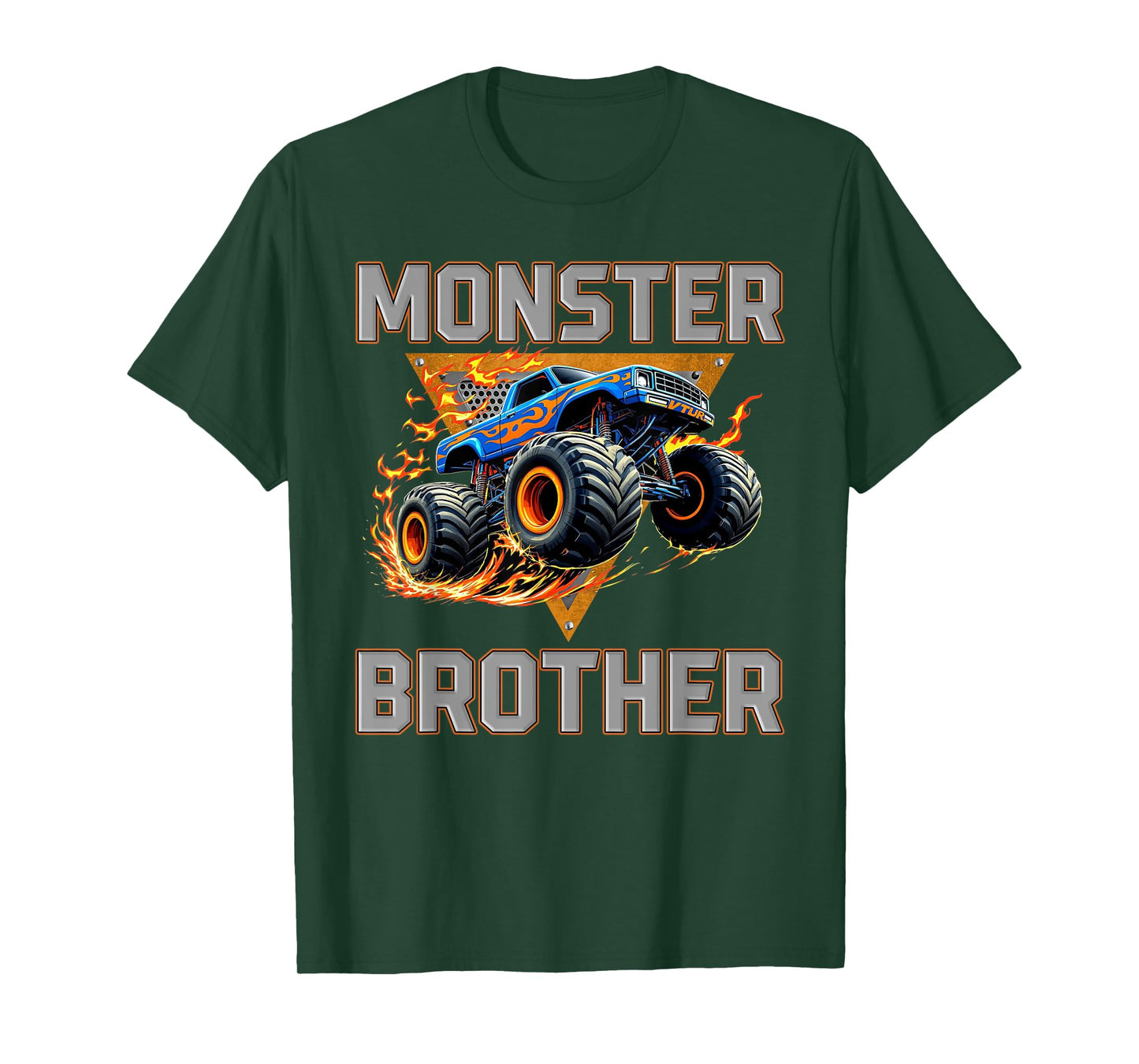 Monster Truck Brother Family Matching Monster Truck Lovers T-Shirt