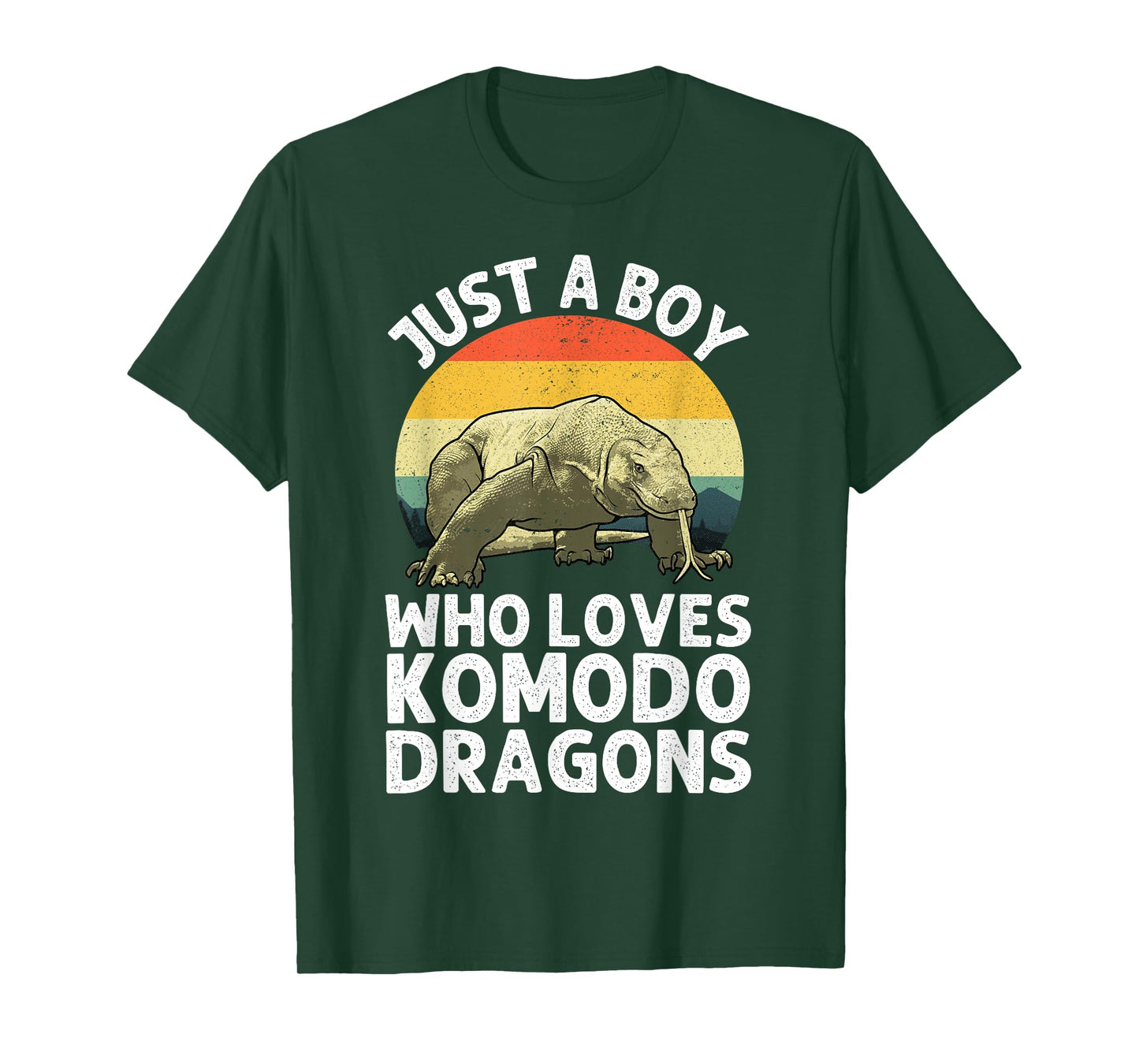 Funny Komodo Dragon Design For Boys Men Komodo Dragon Lovers T-Shirt
