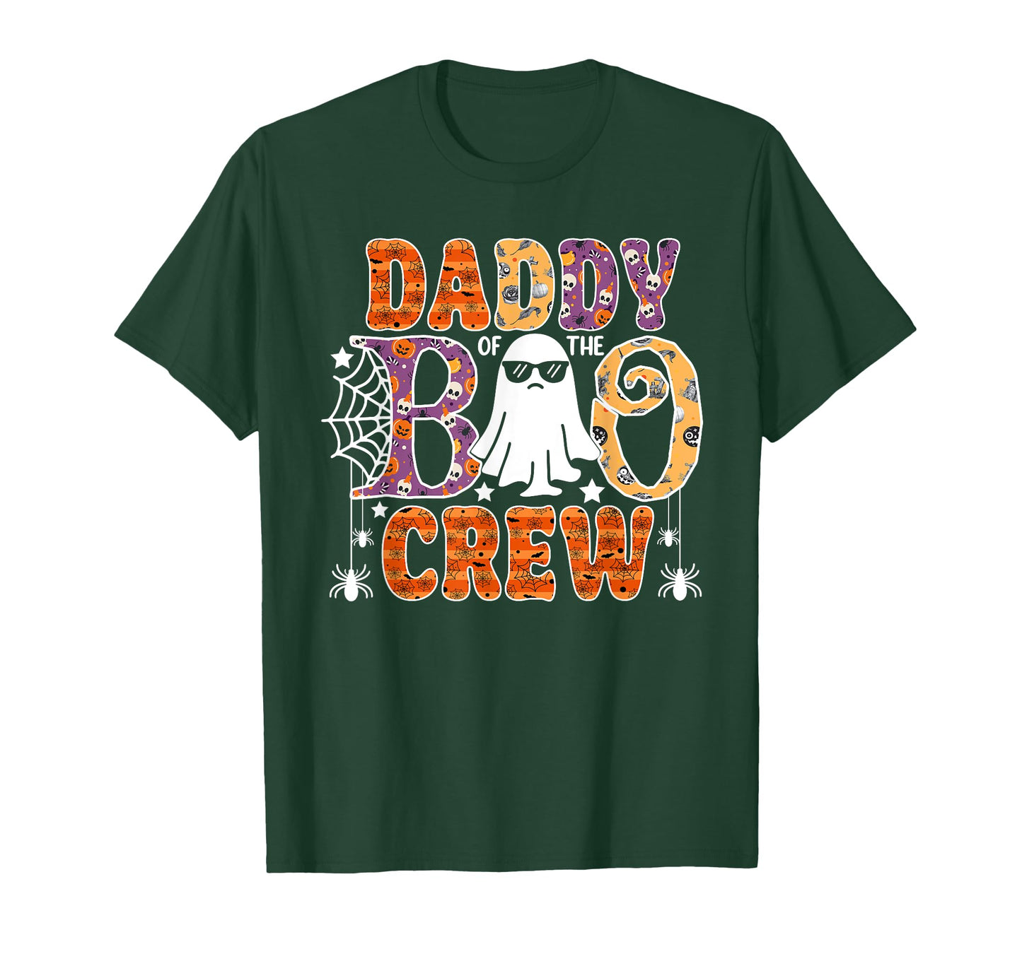 Daddy Of The Boo Crew Funny Halloween Family Matching T-Shirt