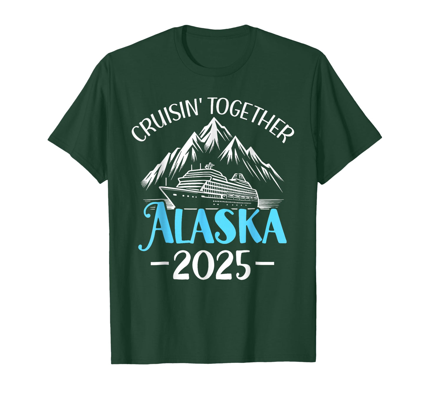 Funny Matching Family Friends And Group Alaska Cruise 2025 T-Shirt