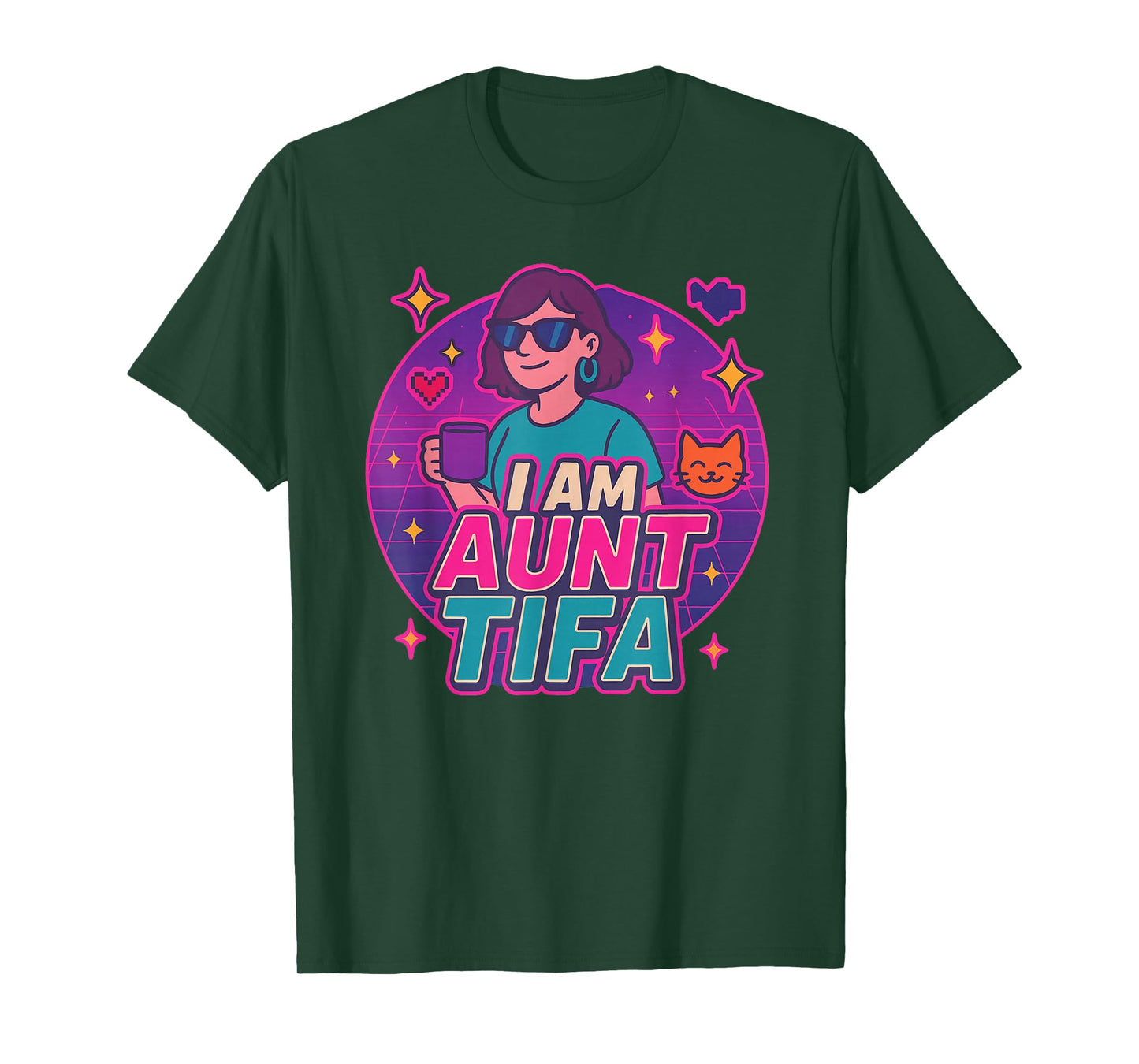 I Am Aunt Tifa Shirt Aunt Tifa Funny Aunt Tifa T-Shirt