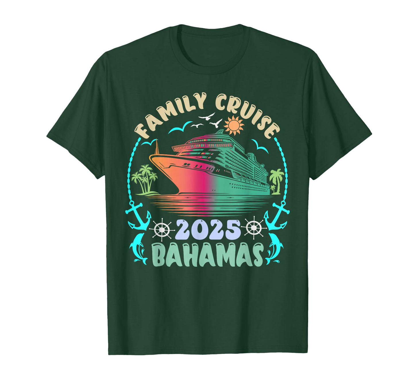 Family Cruise Bahamas 2025 Summer Matching Vacation 2025 T-Shirt