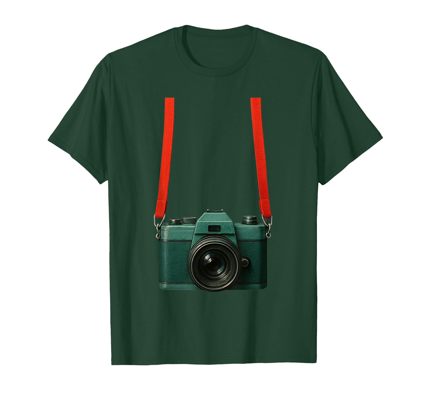 Fake Tourist Camera Holiday Photographer Vacation Funny T-Shirt