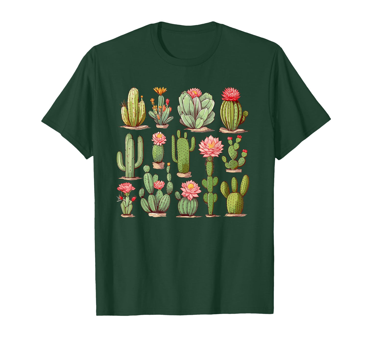 Cactus Lover Gardener Serape Cactus for Men Women T-Shirt