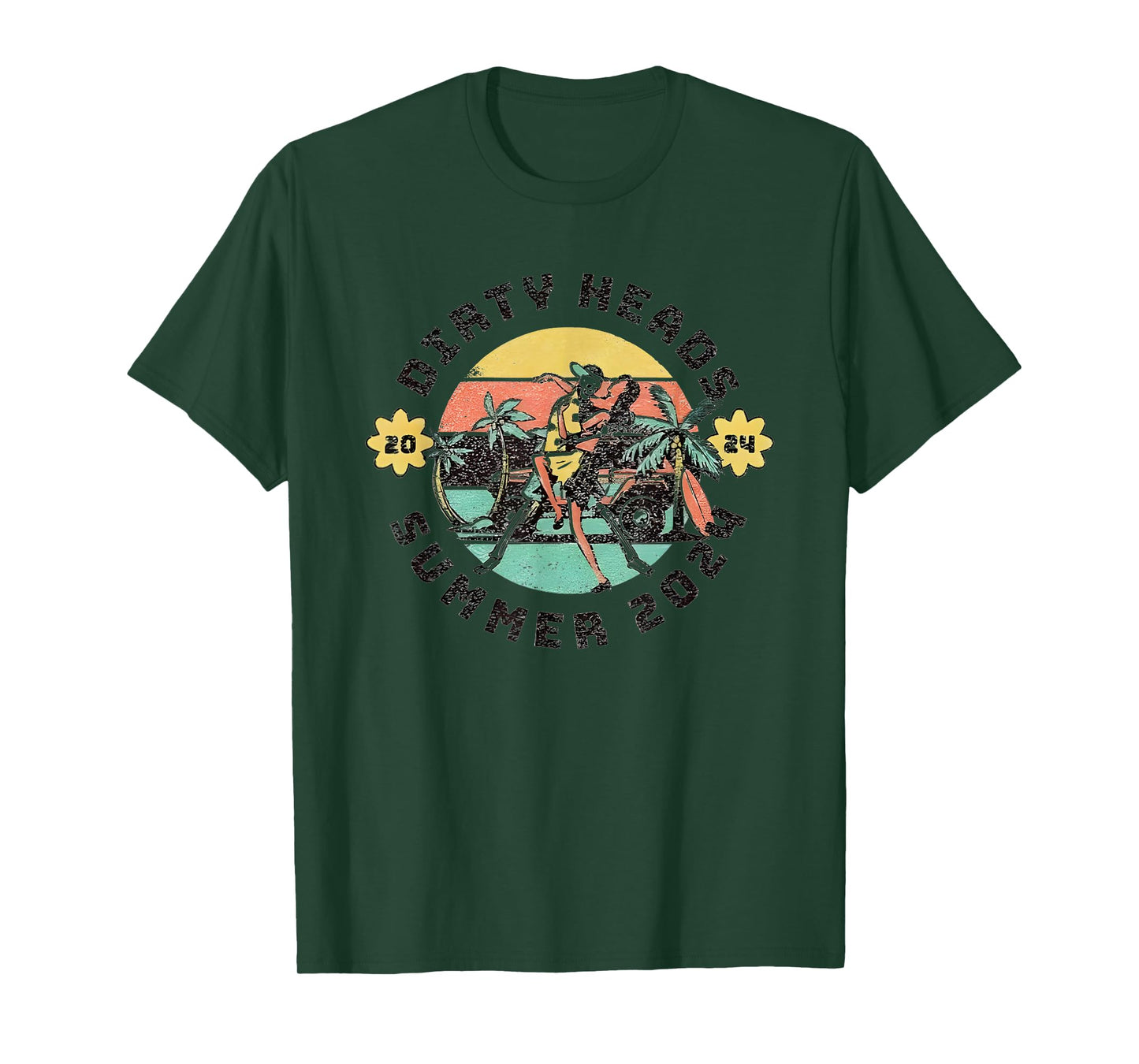 Dirty Heads Retro Summer 2024 Men Women T-Shirt