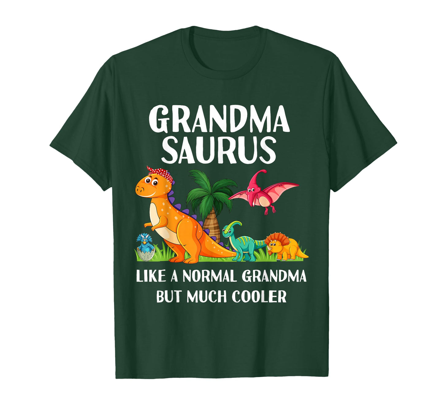 Grandmasaurus Grandma Saurus Women Dinosaur Family Matching T-Shirt