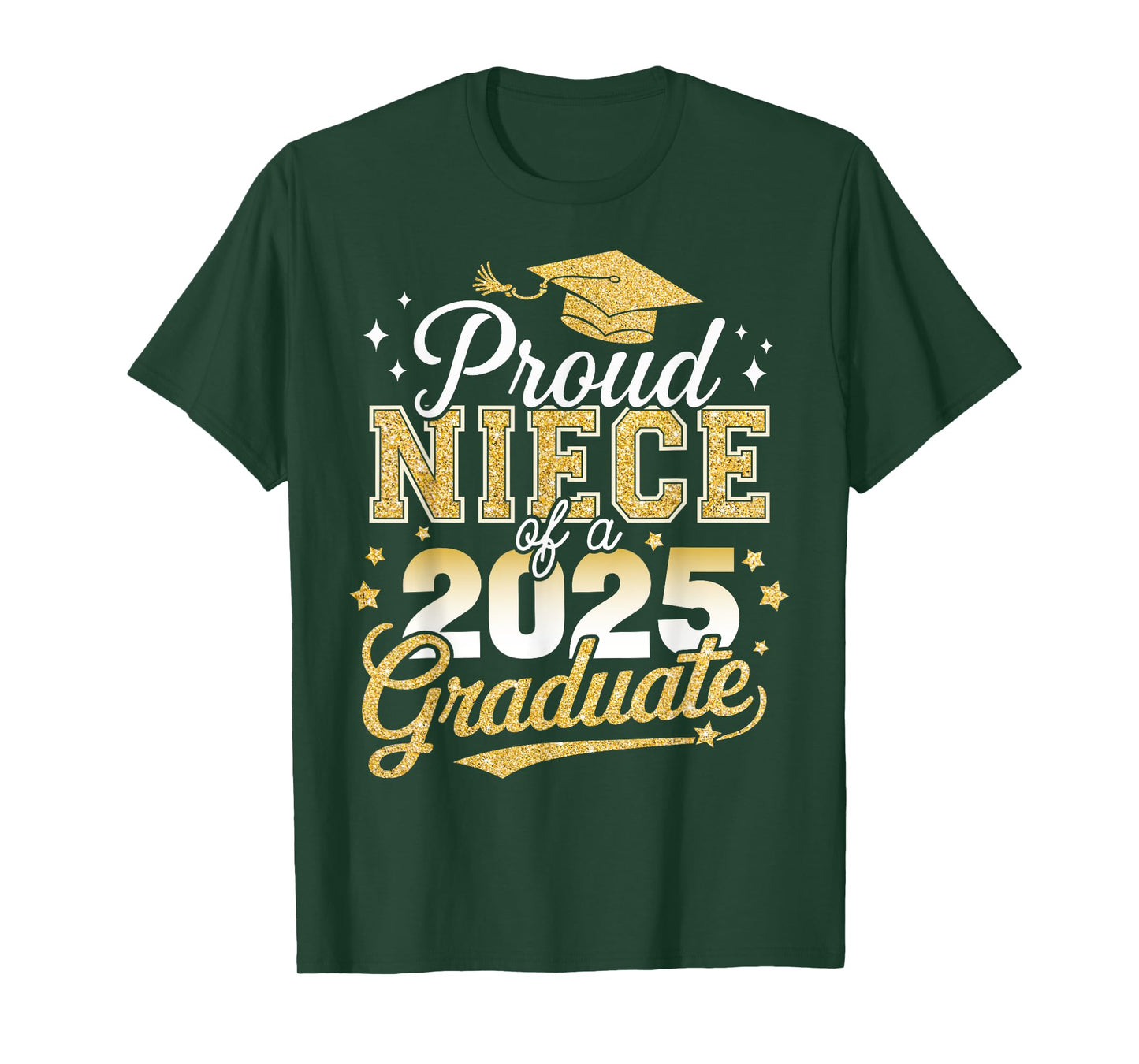 Proud niece of a class of 2025 graduate senior graduation T-Shirt
