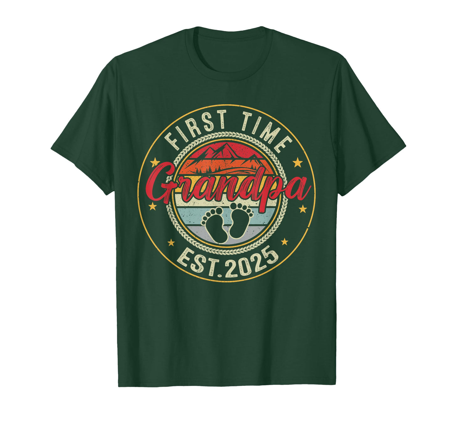 First time grandpa 2025 for grandfather to be T-Shirt