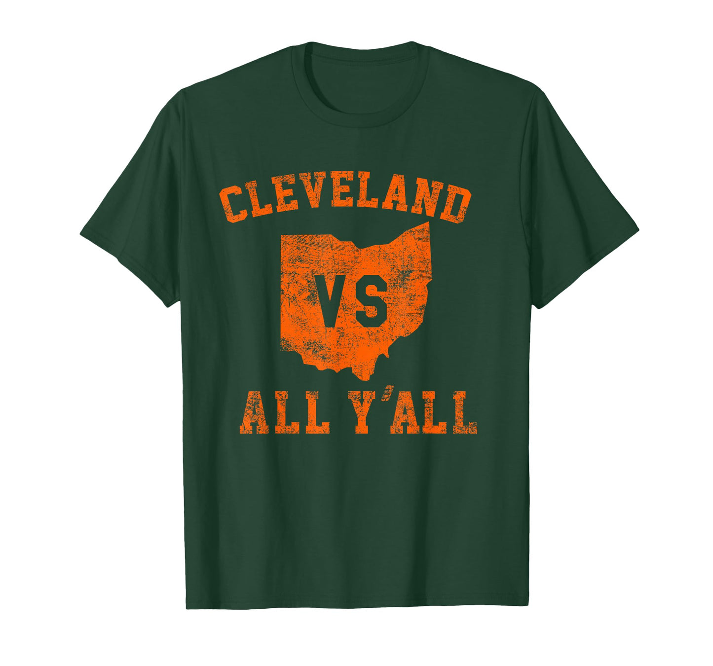 Cleveland vs All Yall for Y'All Vintage CLE Ohio T-Shirt