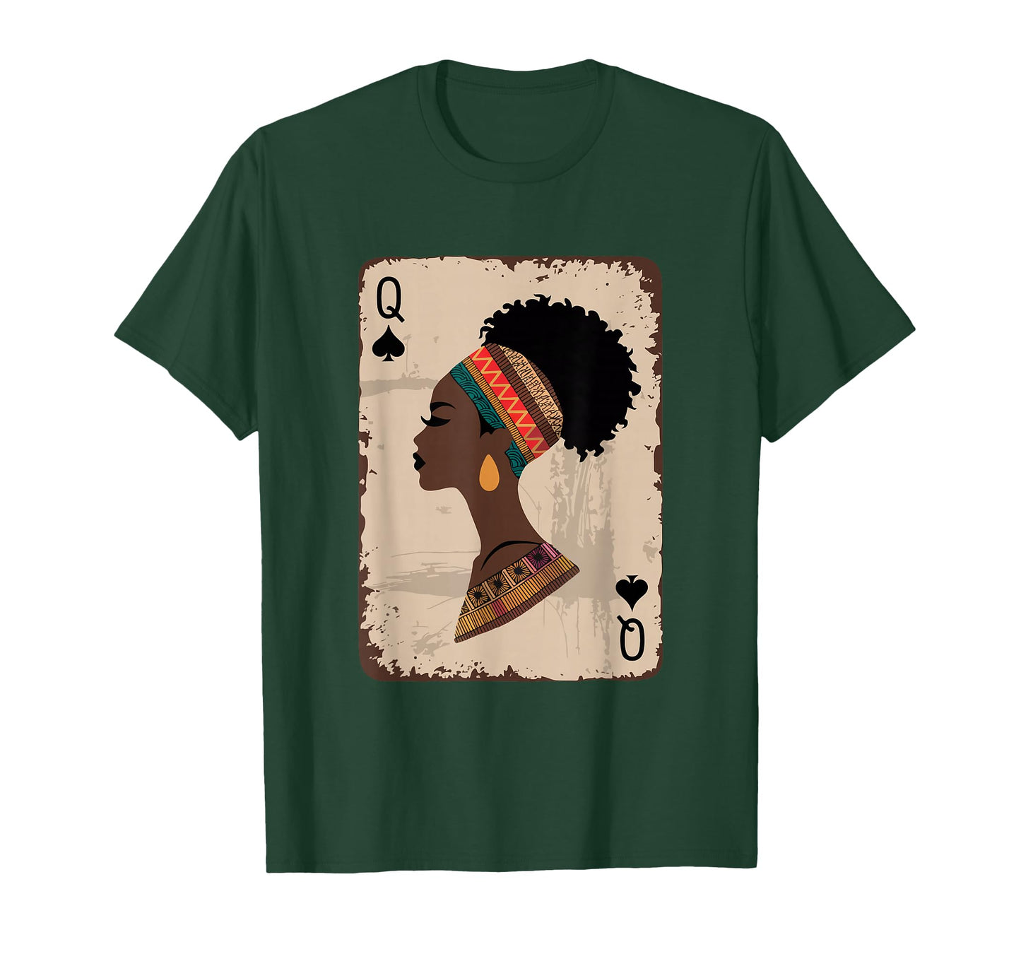 Black Queen Afro Dope Proud Melanin African American Woman T-Shirt