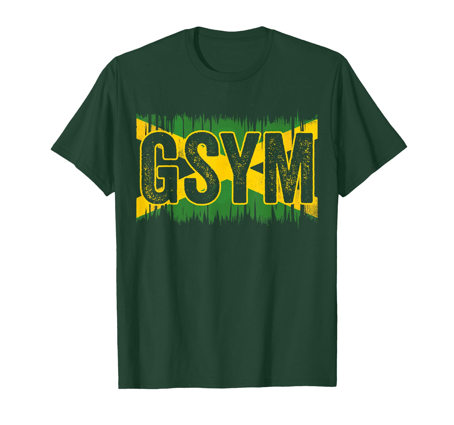 GSYM Go Suck Your, Jamaican Flag Local Patois Slang Men's T-Shirt