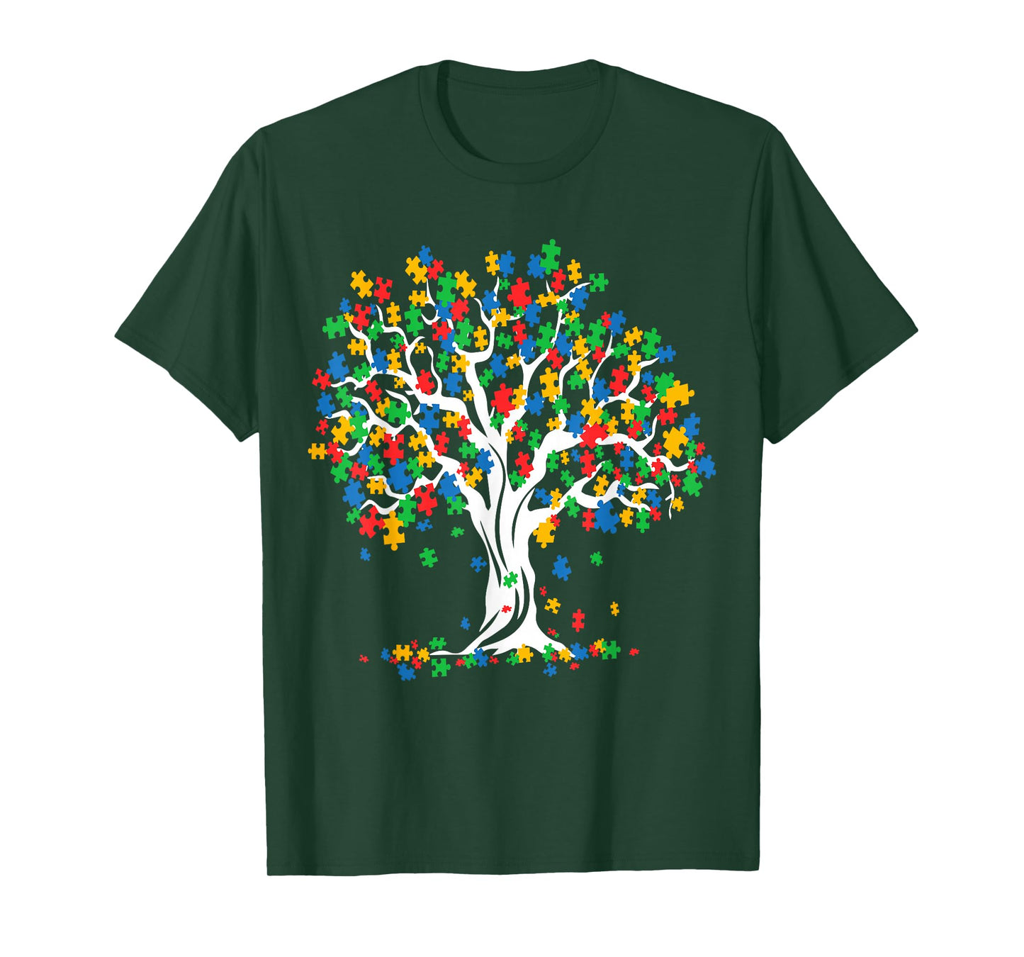 Tree Of Life Autism Awareness Month Funny ASD Supporter Gift T-Shirt