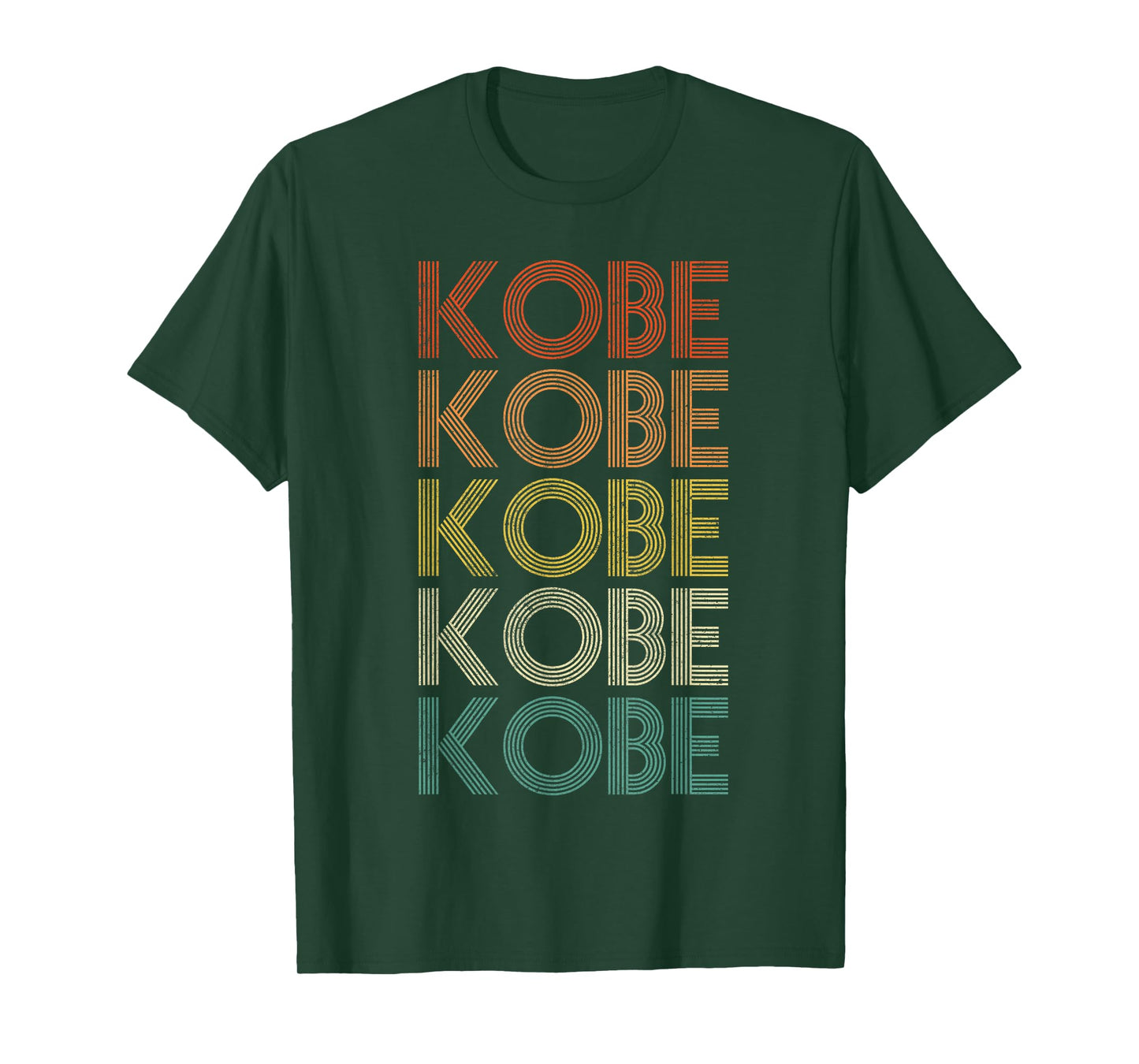 Kobe Tee-Tshirt Gifts Unisex-Adult Retro Kobe Bryant T-Shirt Black Small Short Sleeve T-Shirt