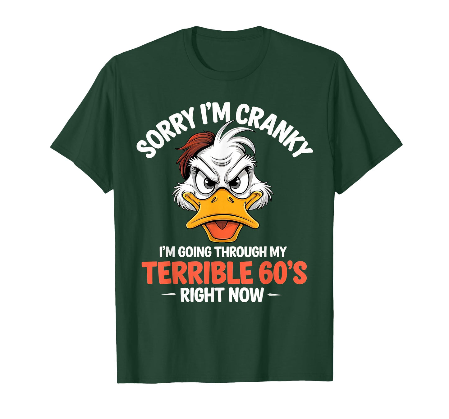 Sorry I'm Cranky I'm Going Through My Terrible 60's Right T-Shirt