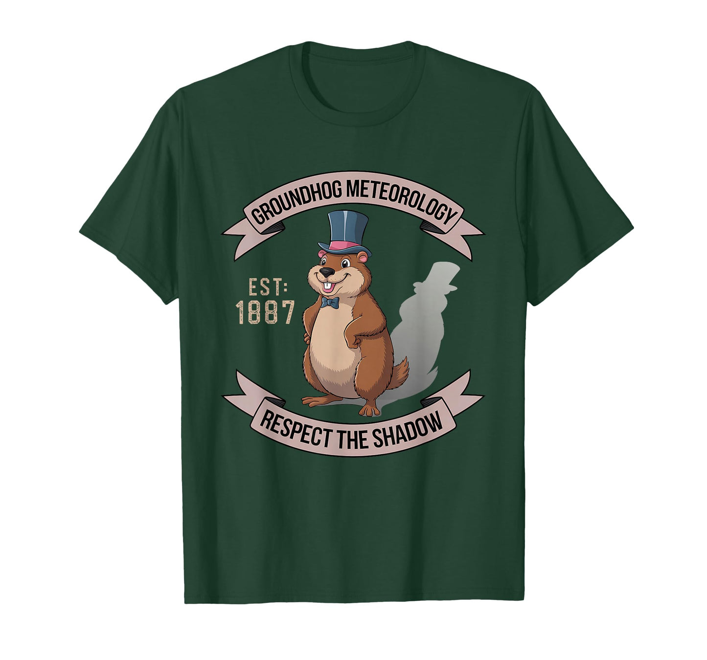 Groundhog Funny Unisex Adults Kids T-Shirt Black Short Sleeve Modern Cartoon Groundhog Day Quote Meteorology T-Shirt Small
