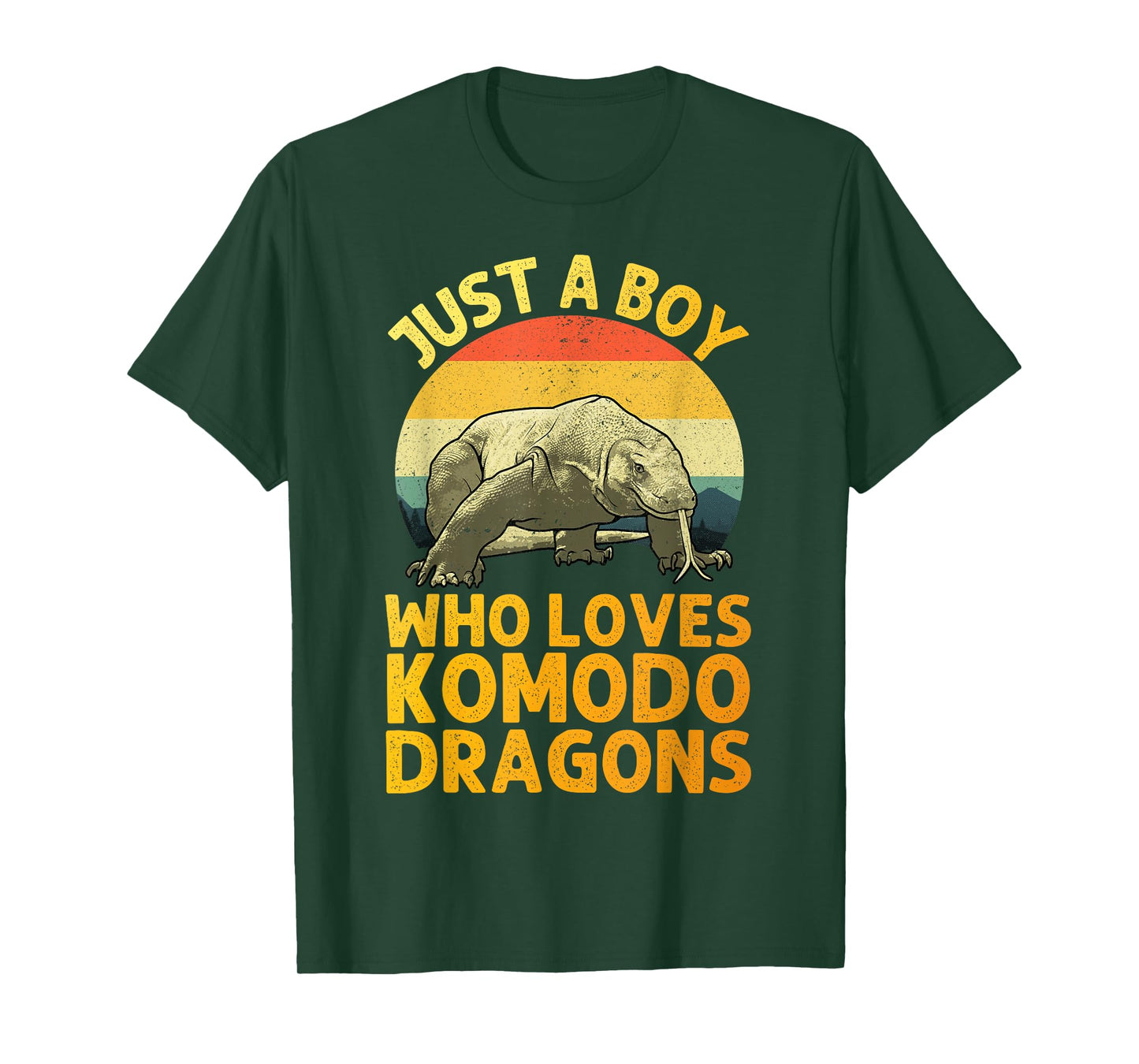 Funny Komodo Dragon Design For Boys Men Komodo Dragon Lovers T-Shirt