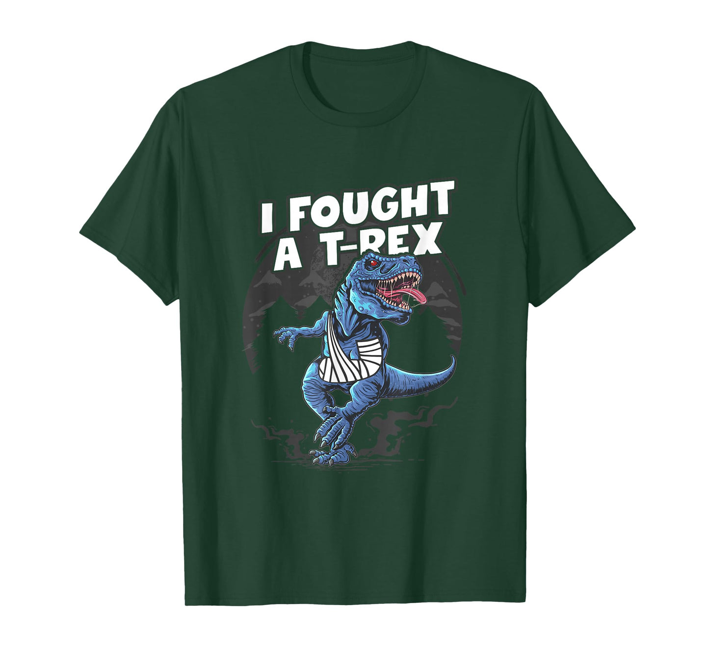 Broken Arm Recovery Boys Dinosaur I Fought A T-Rex Injury T-Shirt
