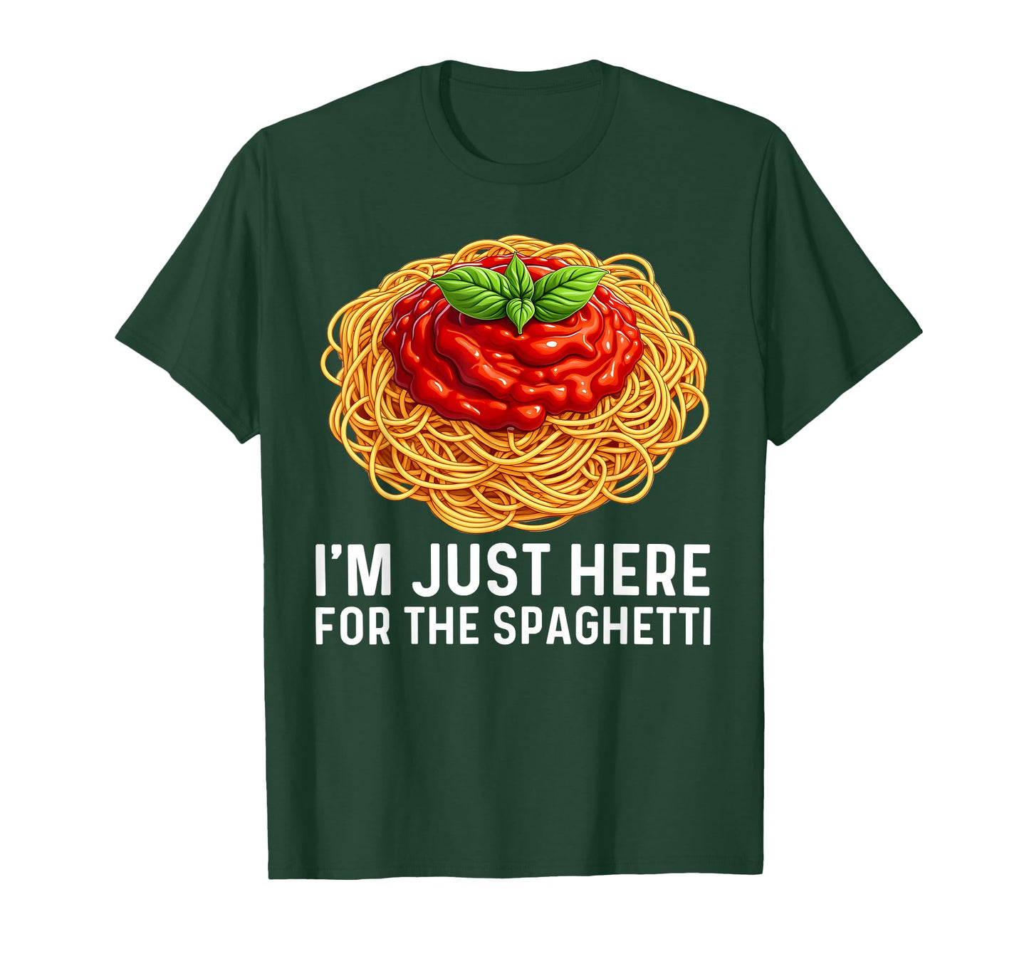 Best Spaghetti Novelty for Men Women Pasta Lovers Spaghetti T-Shirt