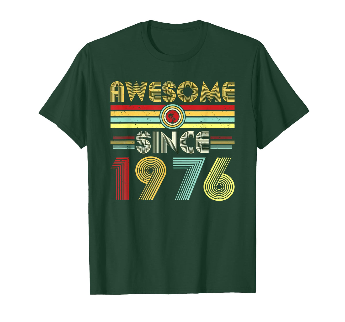 Awesome Since 1976 Classic Year Birth of Birthday Vintage T-Shirt