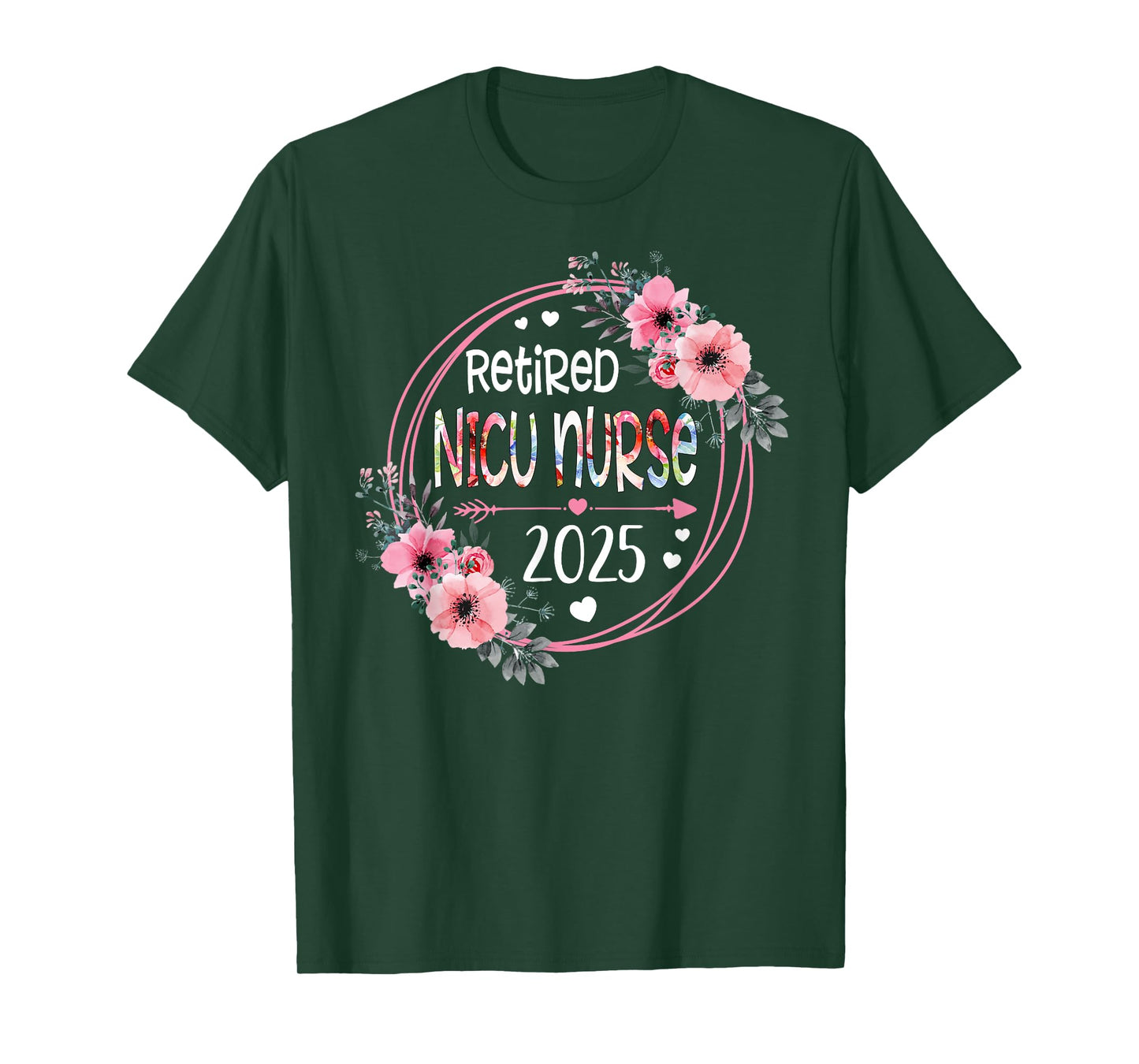 Retired NICU Nurse Est 2025 Retirement ER ICU NICU RN Nurses T-Shirt