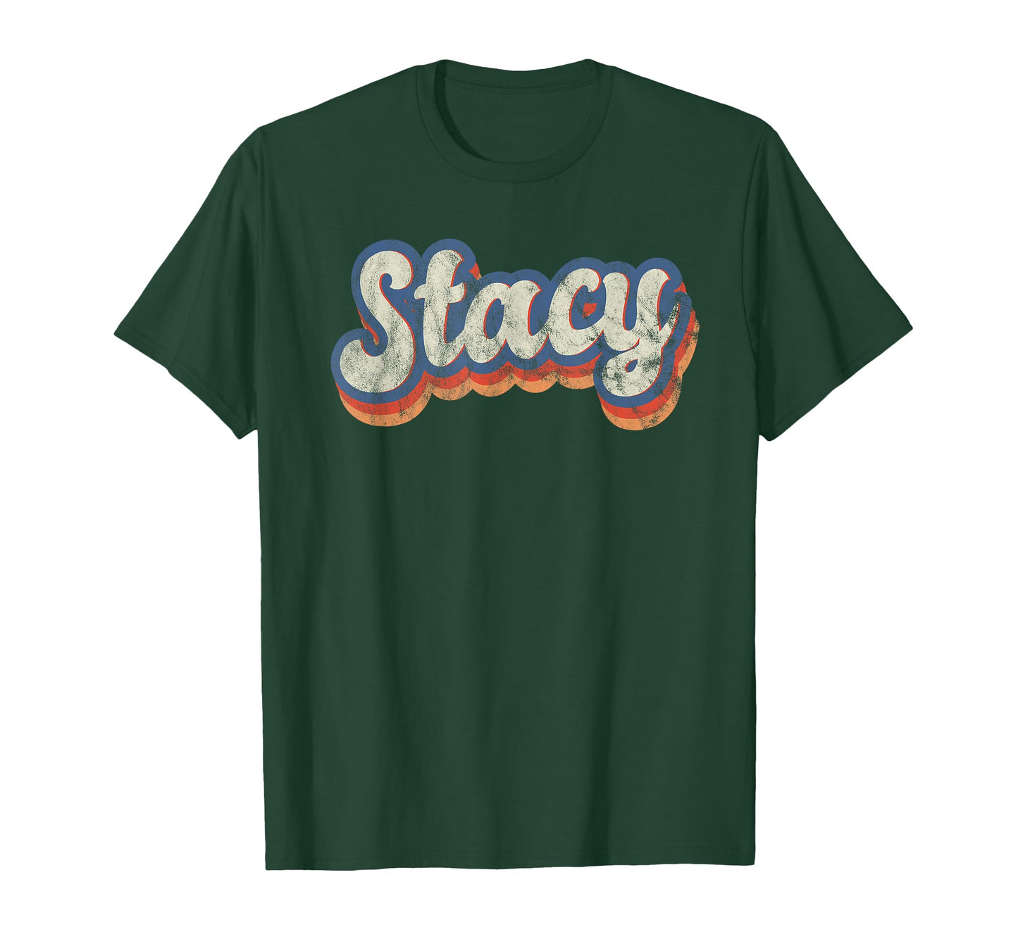 Stacy Personalized Name Shirt Custom Lettering 70's T-Shirt