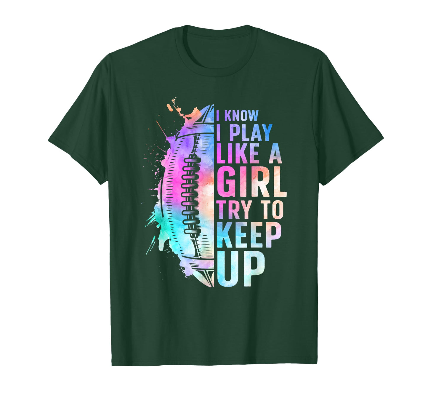 Cool Football For Women Girls Football Player Coach Sports T-Shirt