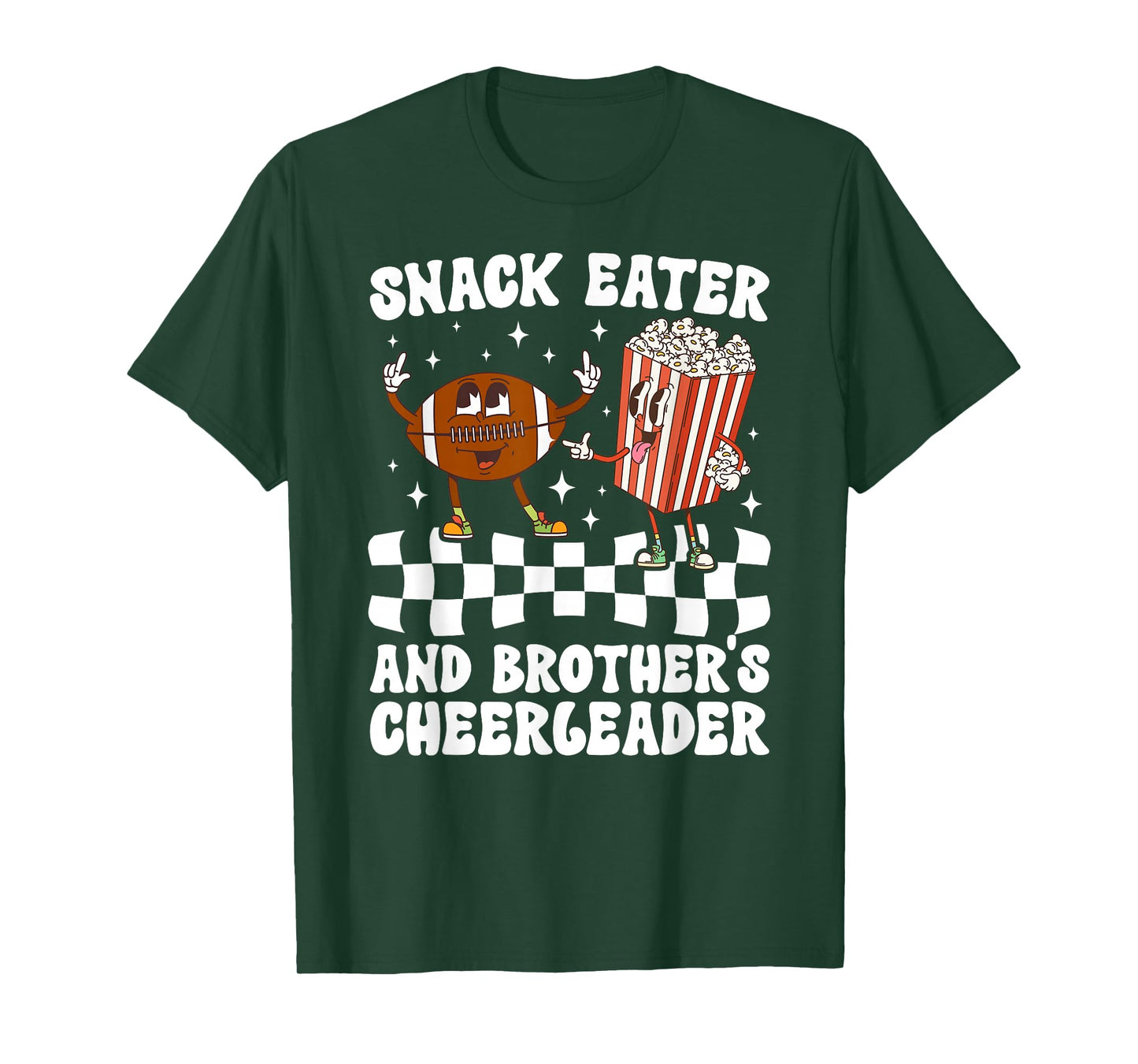 Brother's Cheerleader Football Sister Of A Football Player T-Shirt